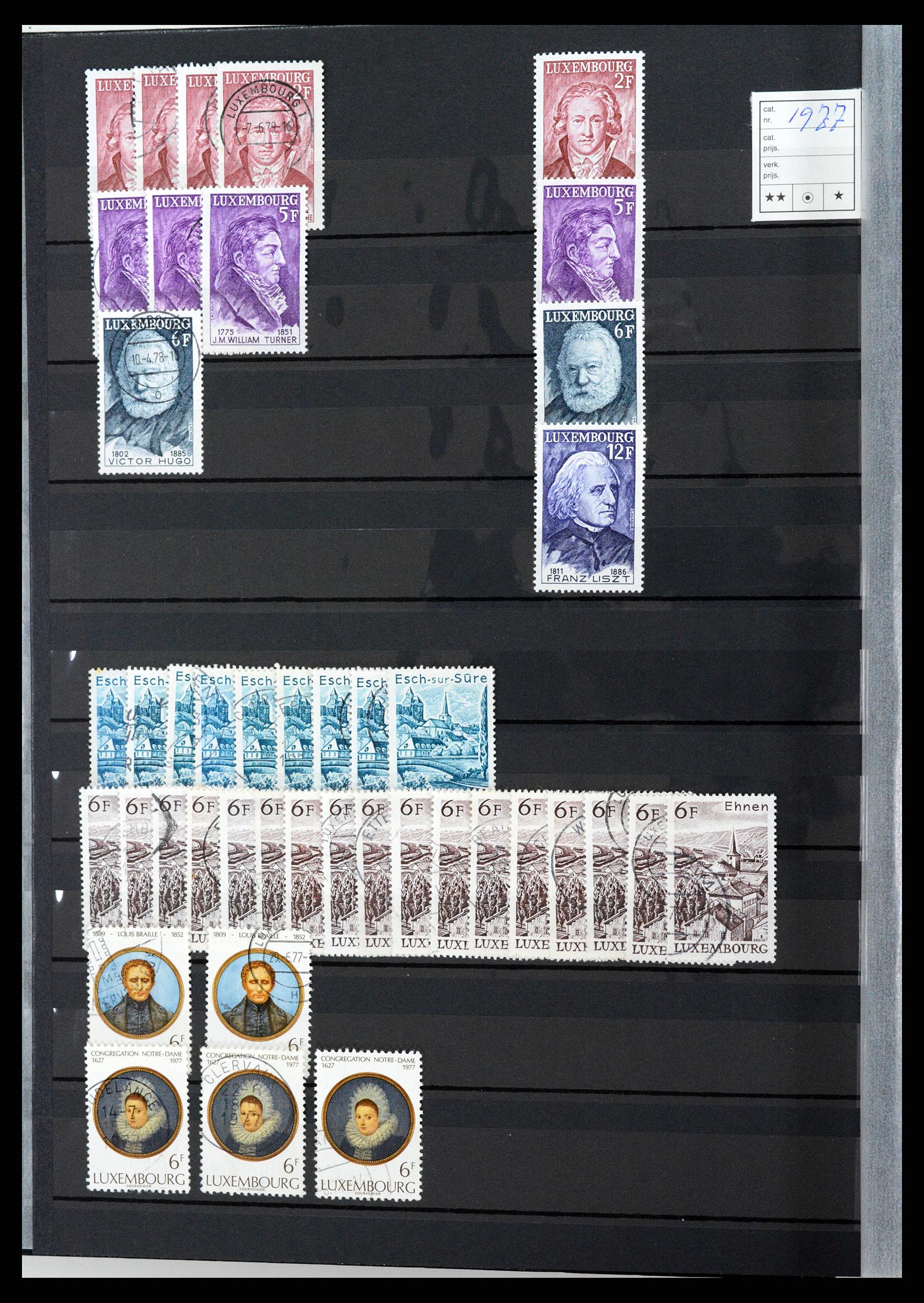37329 074 - Postzegelverzameling 37329 Luxemburg 1852-1999.