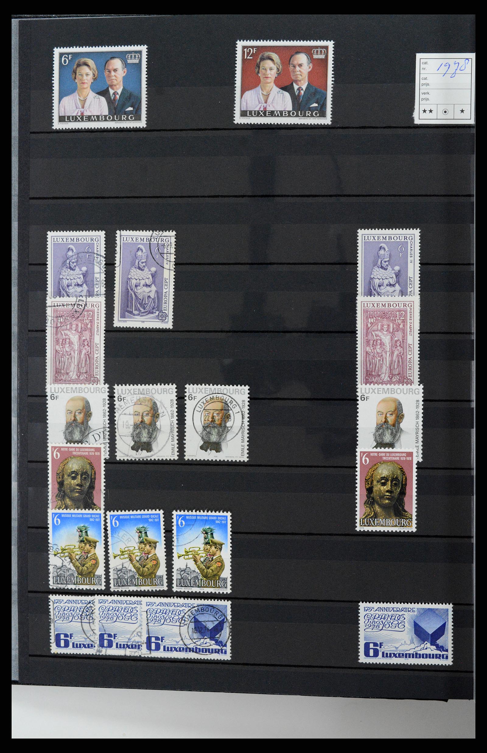 37329 076 - Postzegelverzameling 37329 Luxemburg 1852-1999.