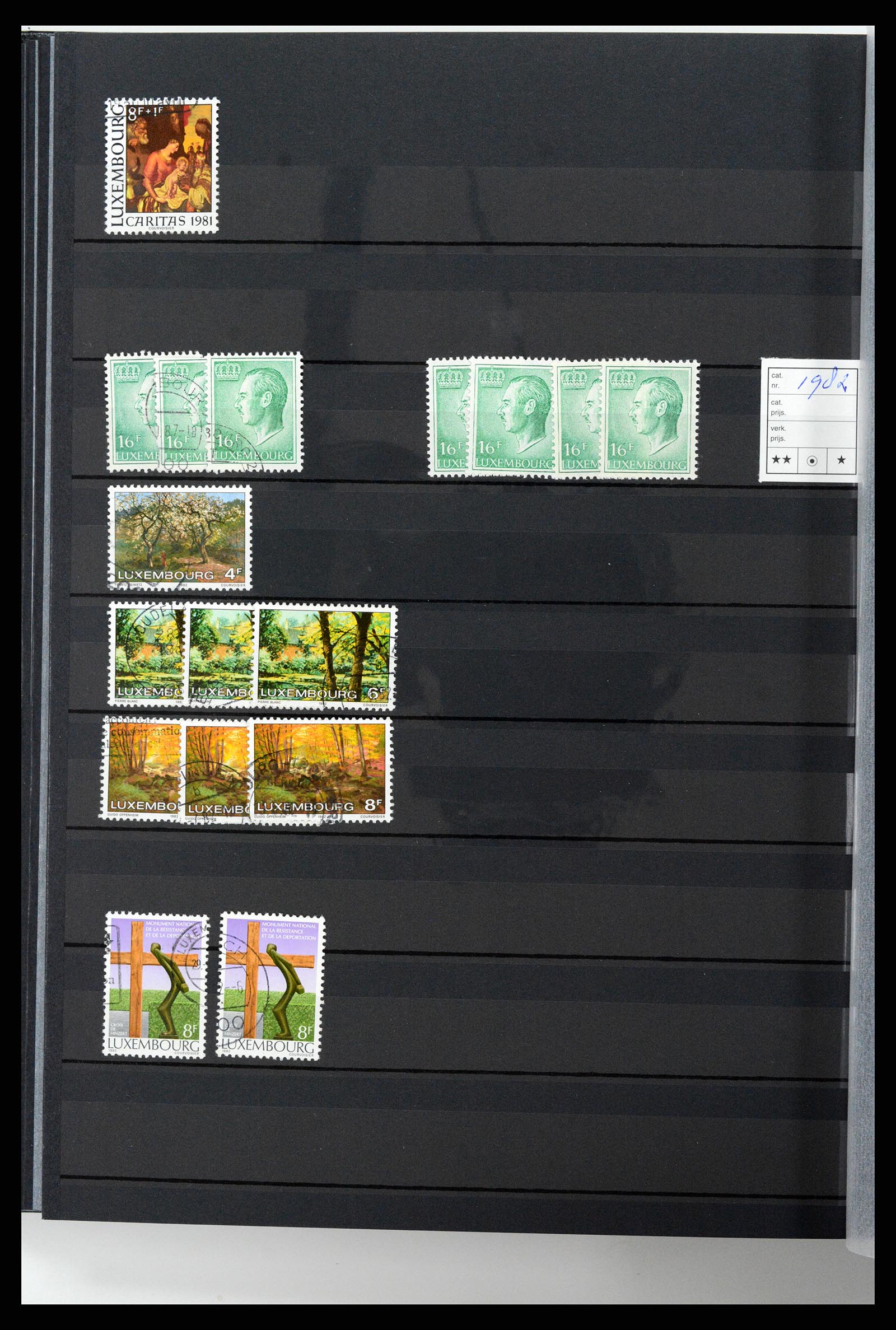 37329 084 - Postzegelverzameling 37329 Luxemburg 1852-1999.
