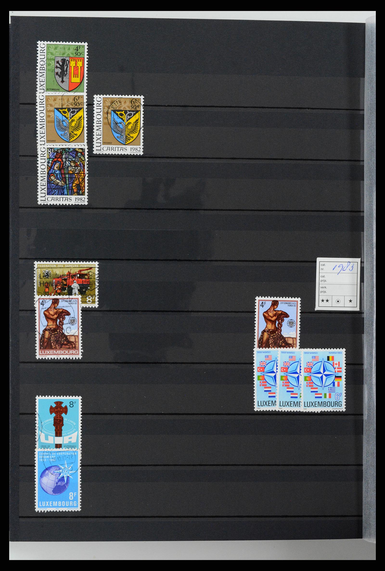 37329 086 - Postzegelverzameling 37329 Luxemburg 1852-1999.
