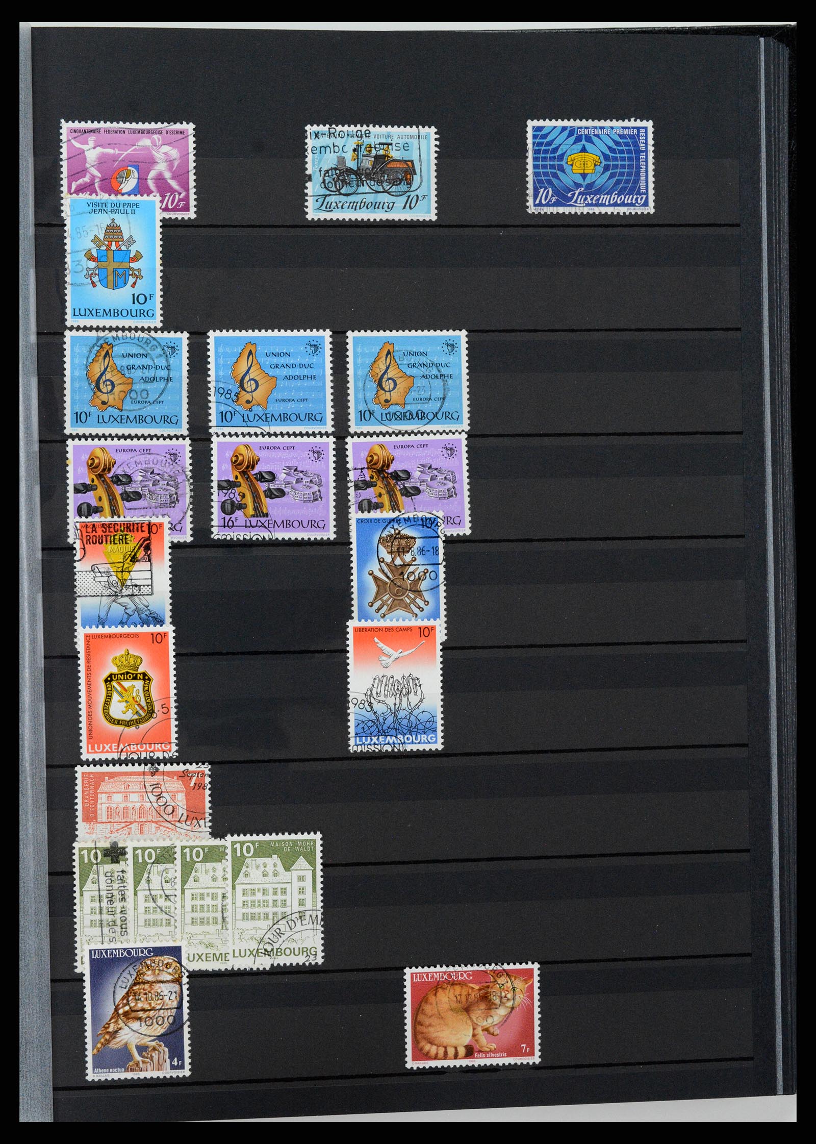 37329 091 - Postzegelverzameling 37329 Luxemburg 1852-1999.