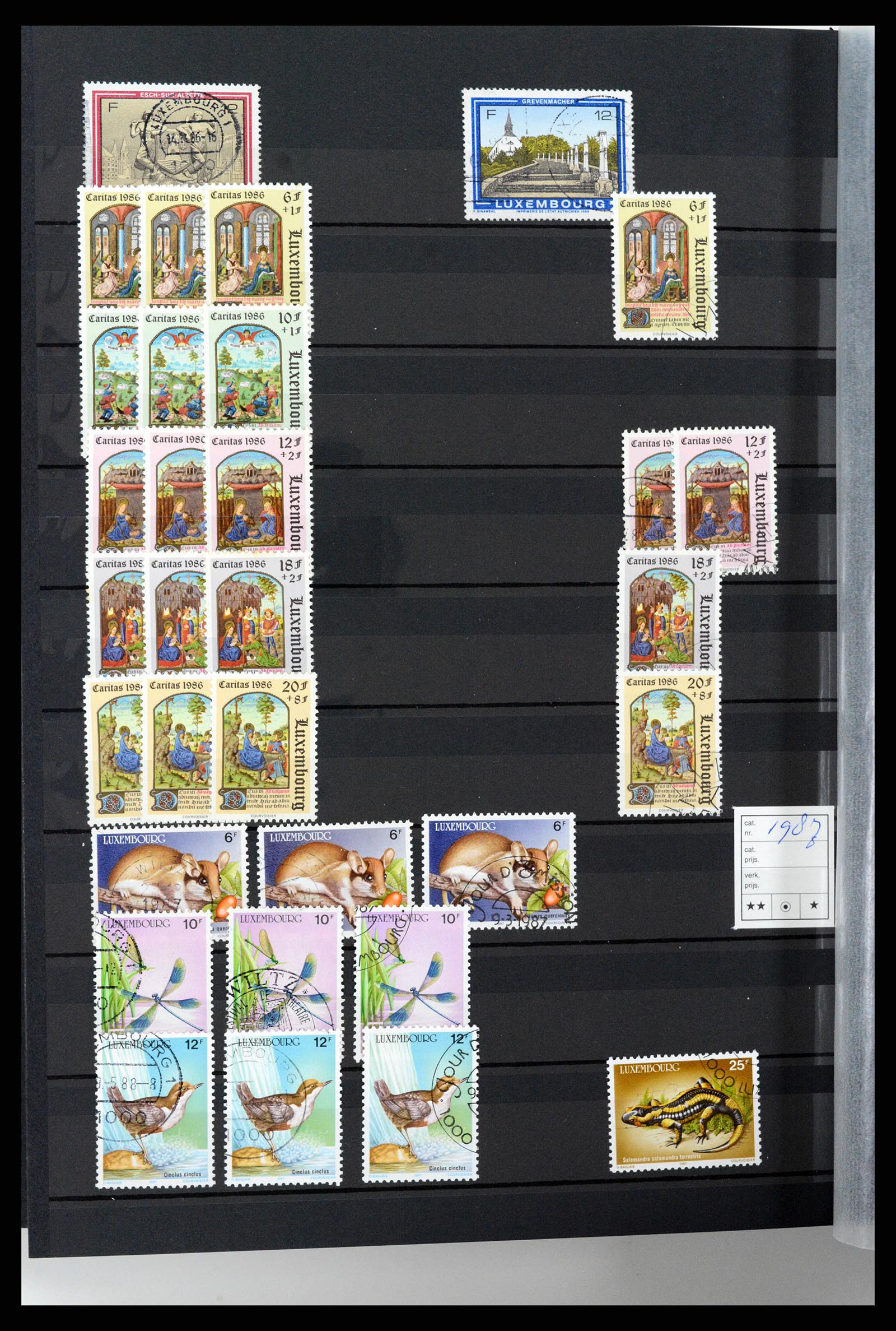 37329 094 - Postzegelverzameling 37329 Luxemburg 1852-1999.