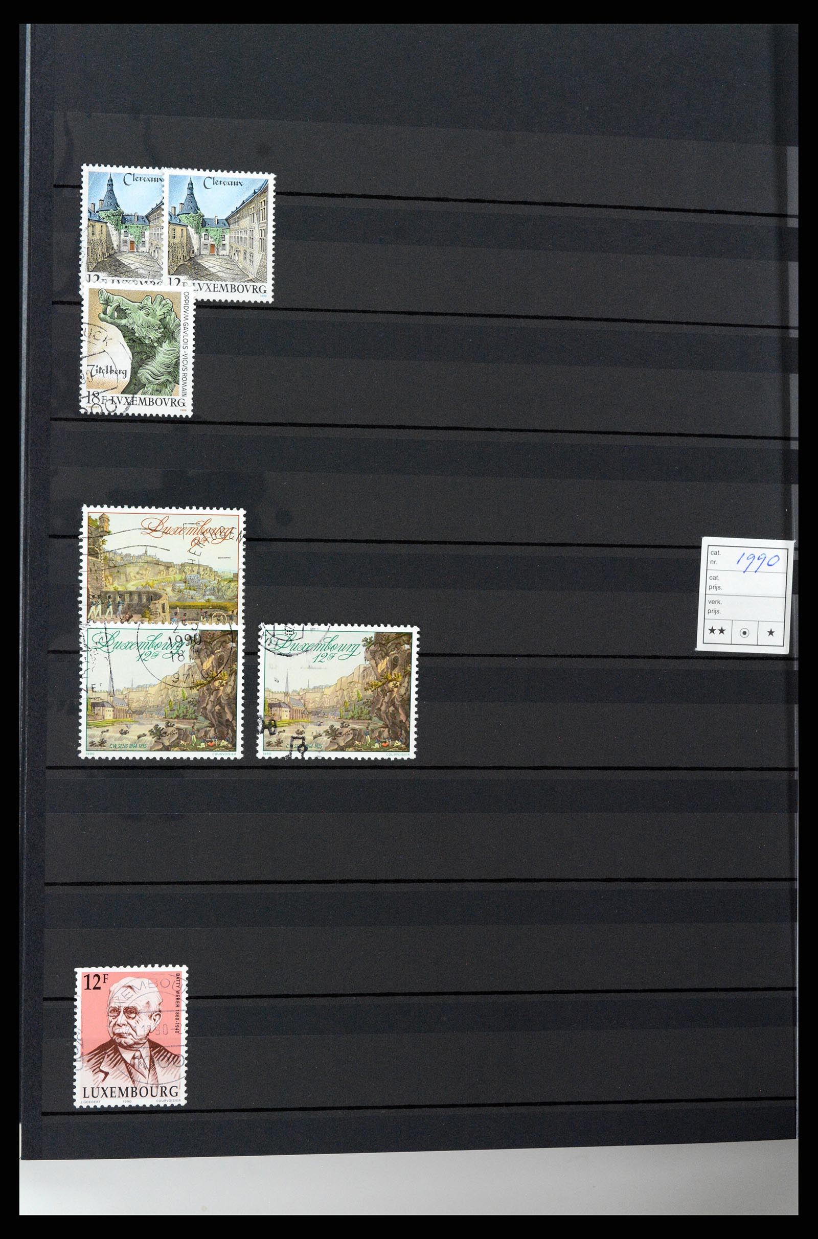 37329 100 - Postzegelverzameling 37329 Luxemburg 1852-1999.