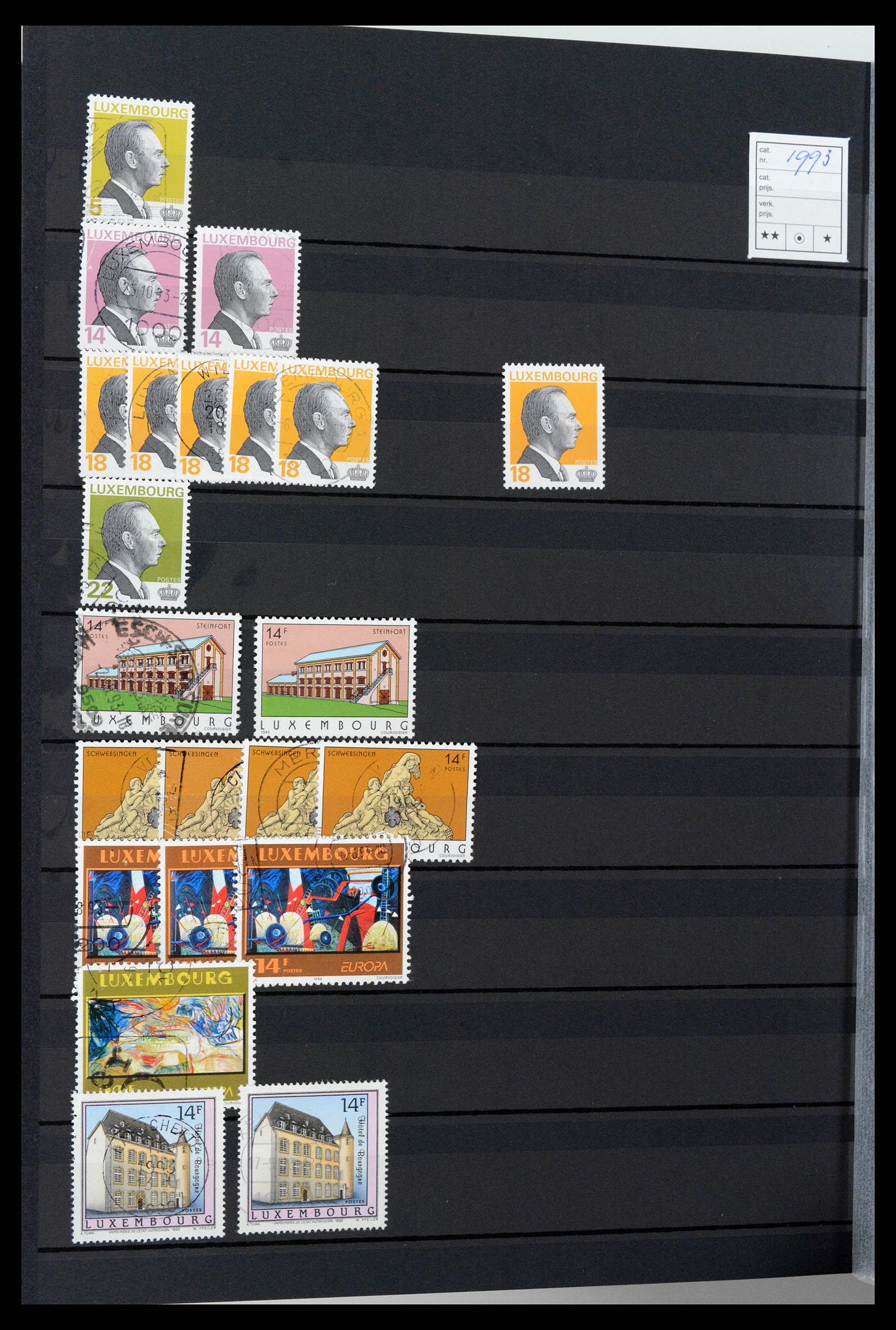 37329 106 - Postzegelverzameling 37329 Luxemburg 1852-1999.
