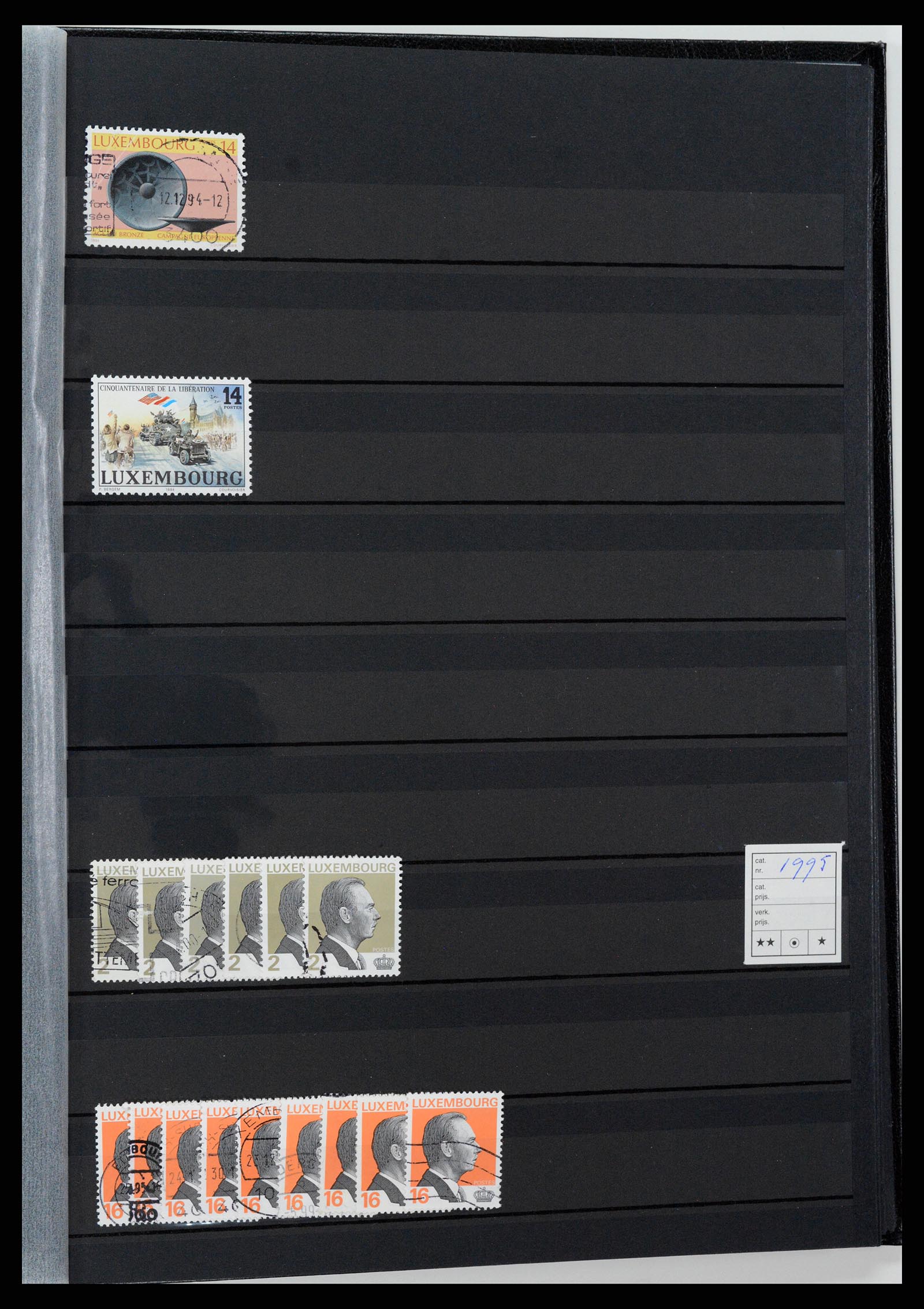 37329 109 - Postzegelverzameling 37329 Luxemburg 1852-1999.
