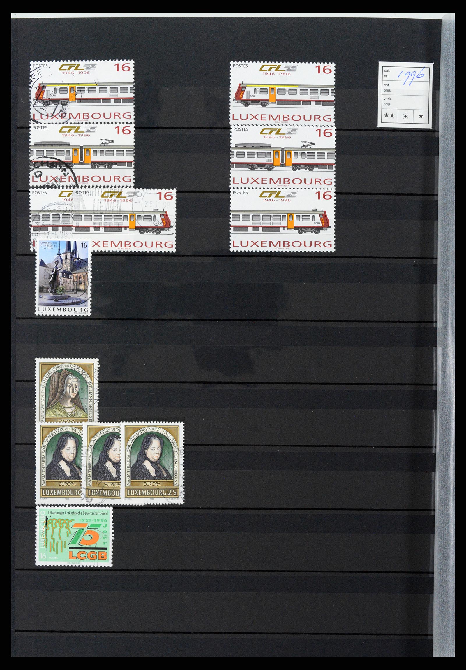 37329 112 - Postzegelverzameling 37329 Luxemburg 1852-1999.