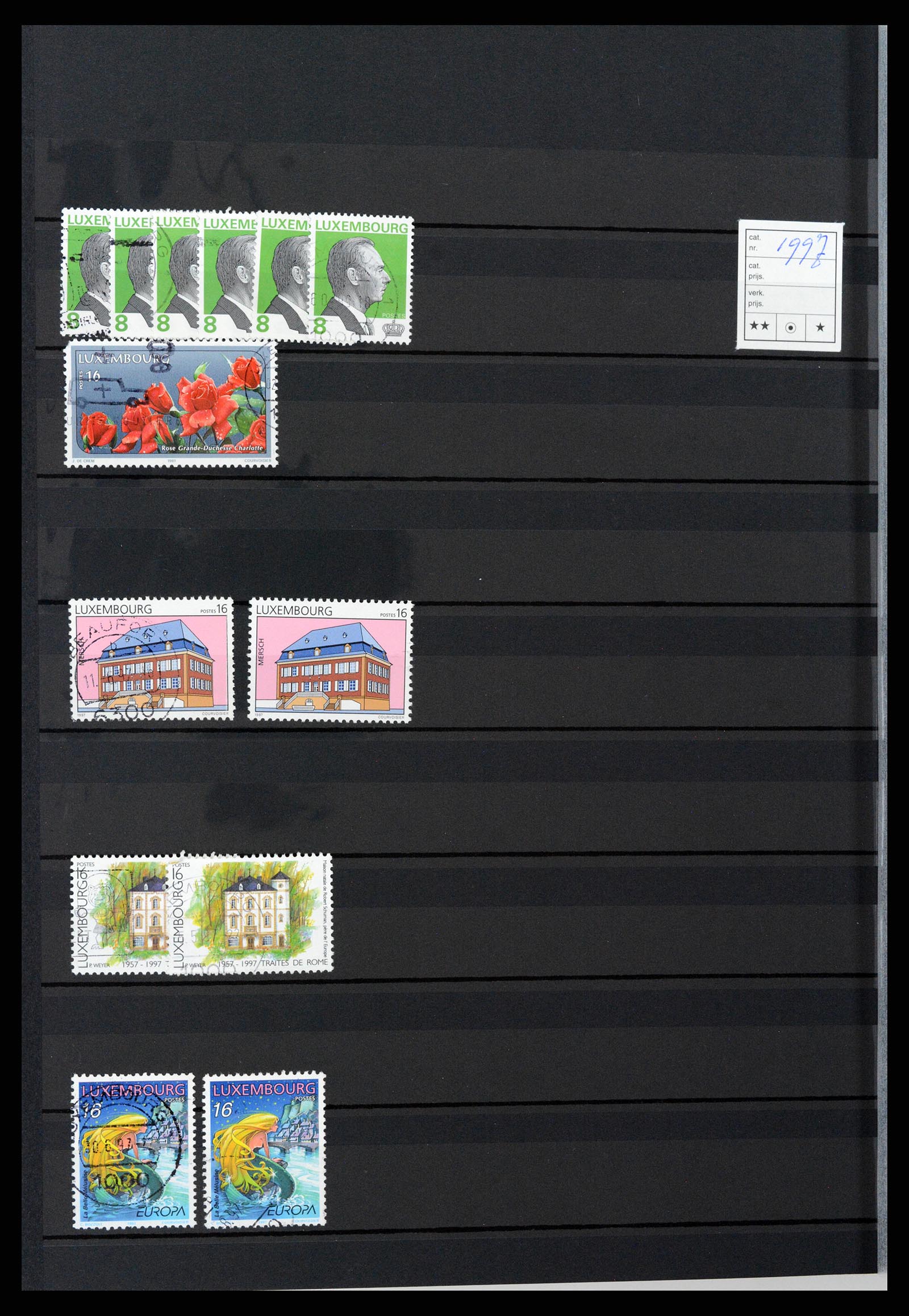 37329 114 - Postzegelverzameling 37329 Luxemburg 1852-1999.