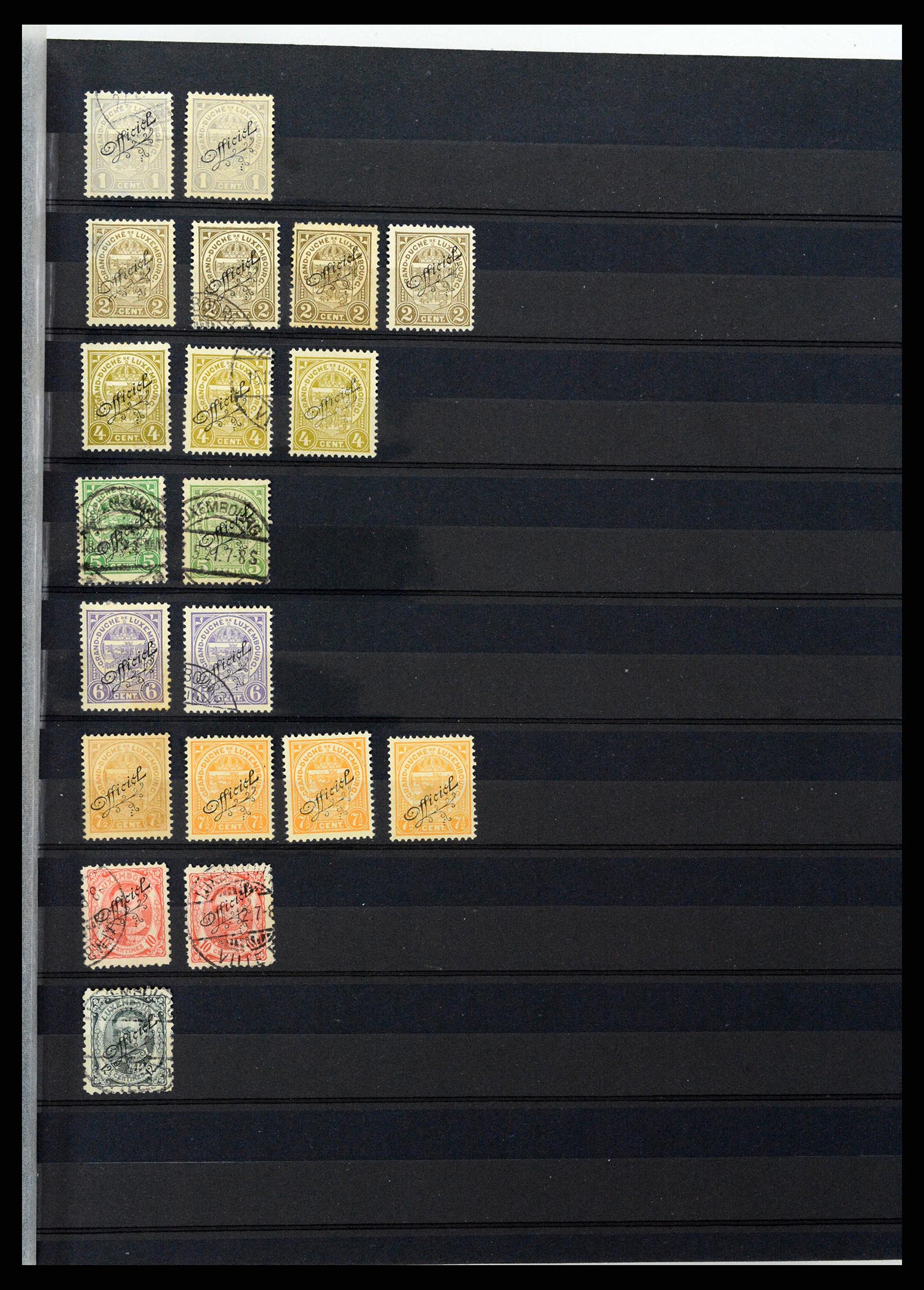 37329 124 - Postzegelverzameling 37329 Luxemburg 1852-1999.