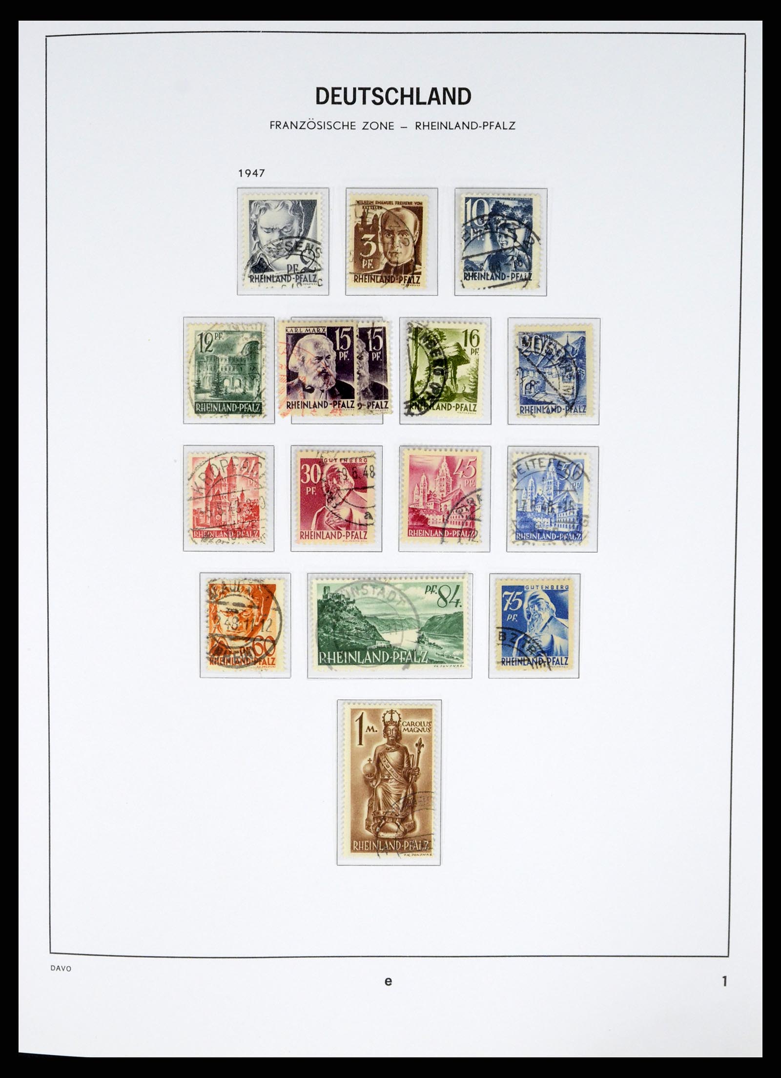 37330 007 - Postzegelverzameling 37330 Duitsland 1946-1969.