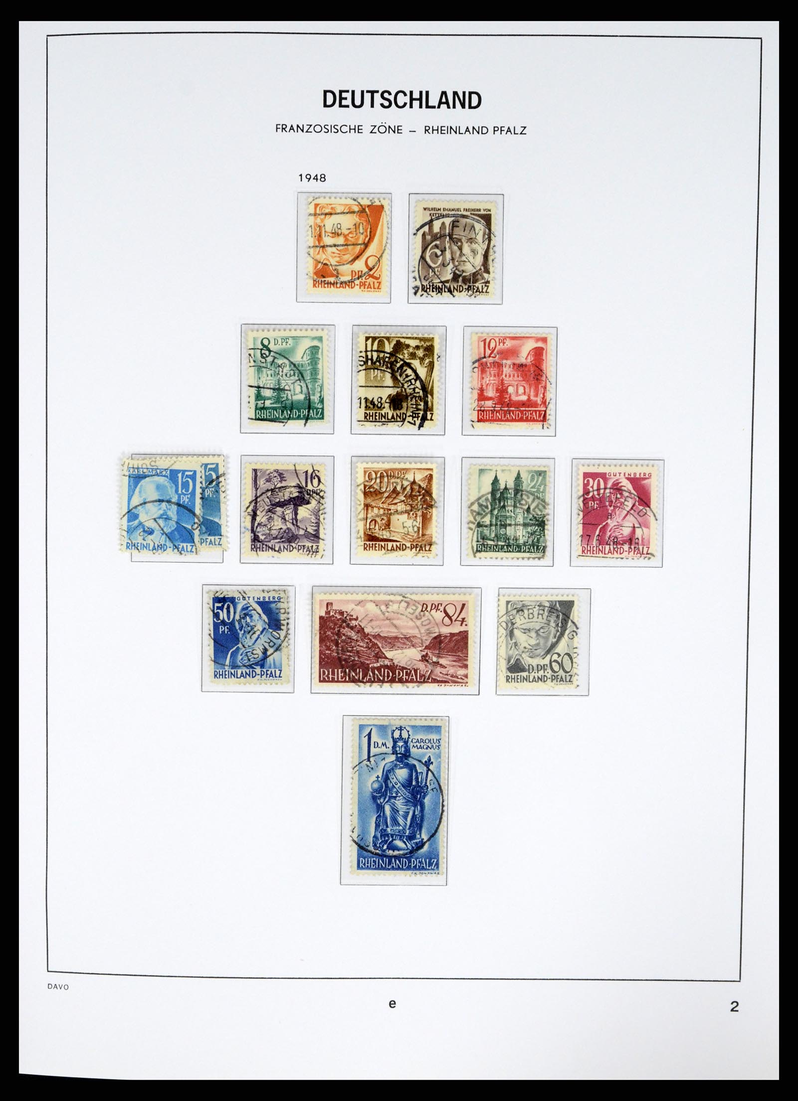 37330 008 - Stamp collection 37330 Germany 1946-1969.