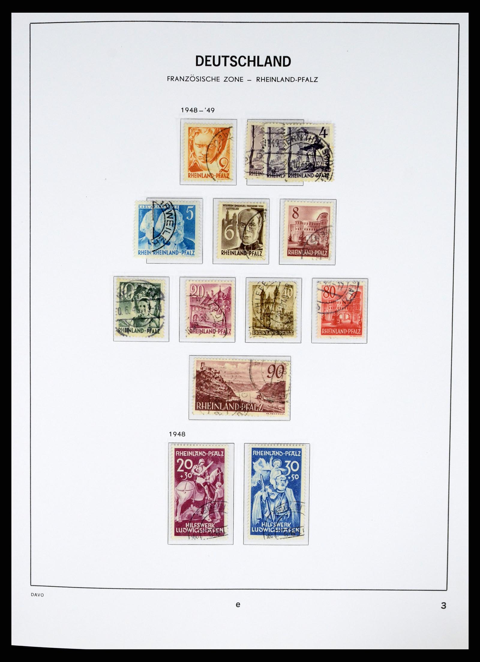 37330 009 - Stamp collection 37330 Germany 1946-1969.