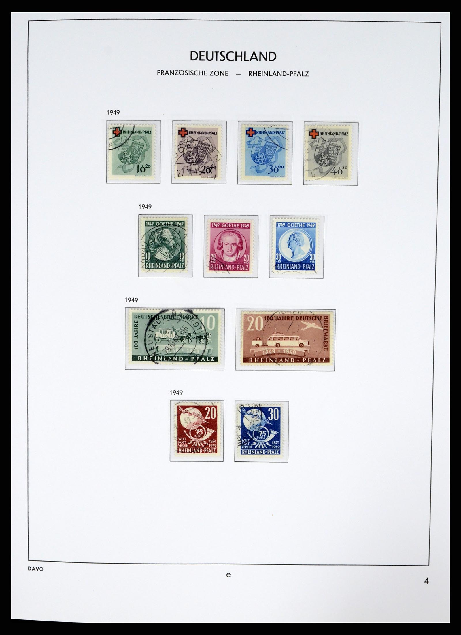 37330 010 - Postzegelverzameling 37330 Duitsland 1946-1969.