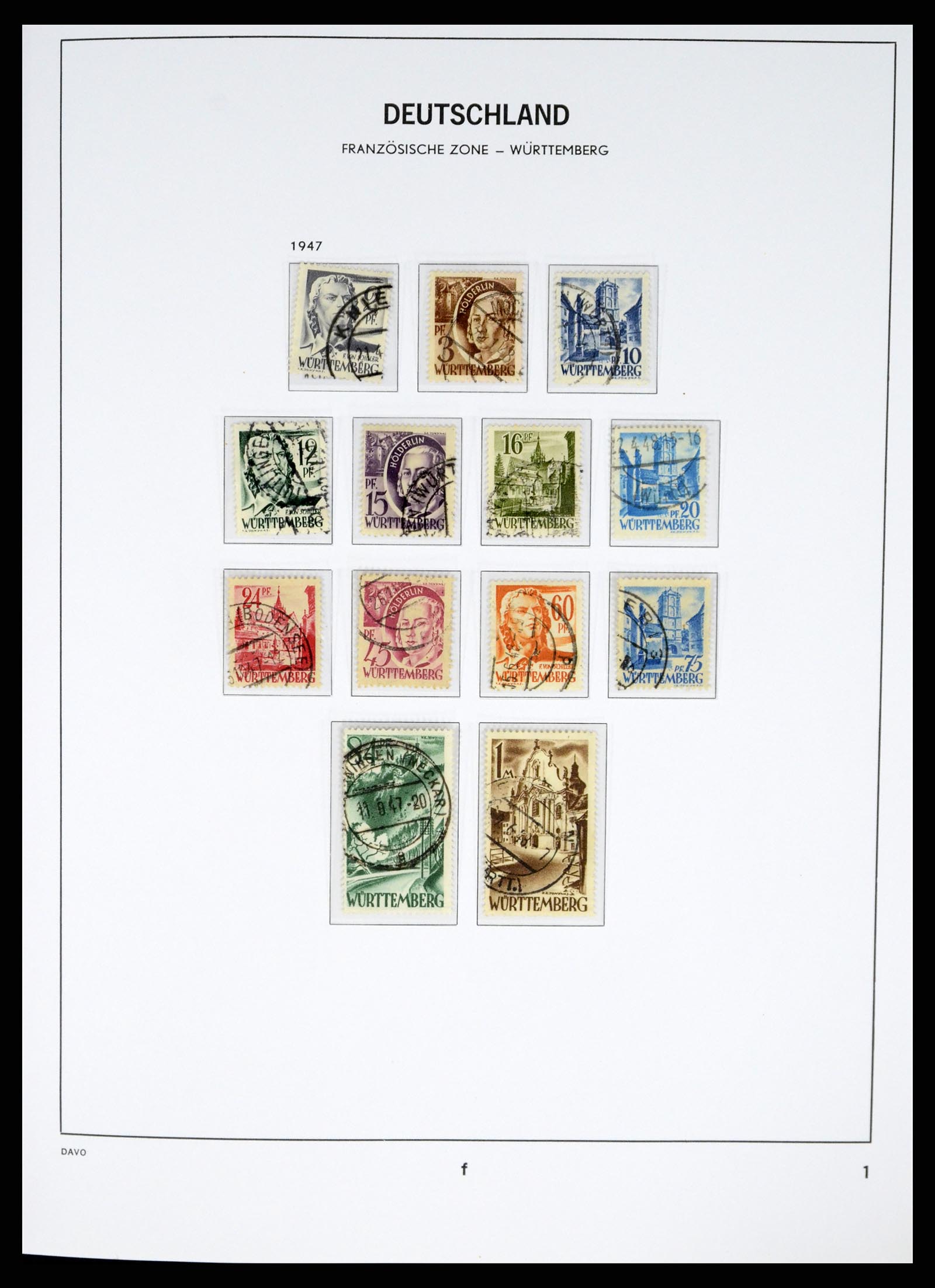 37330 012 - Stamp collection 37330 Germany 1946-1969.