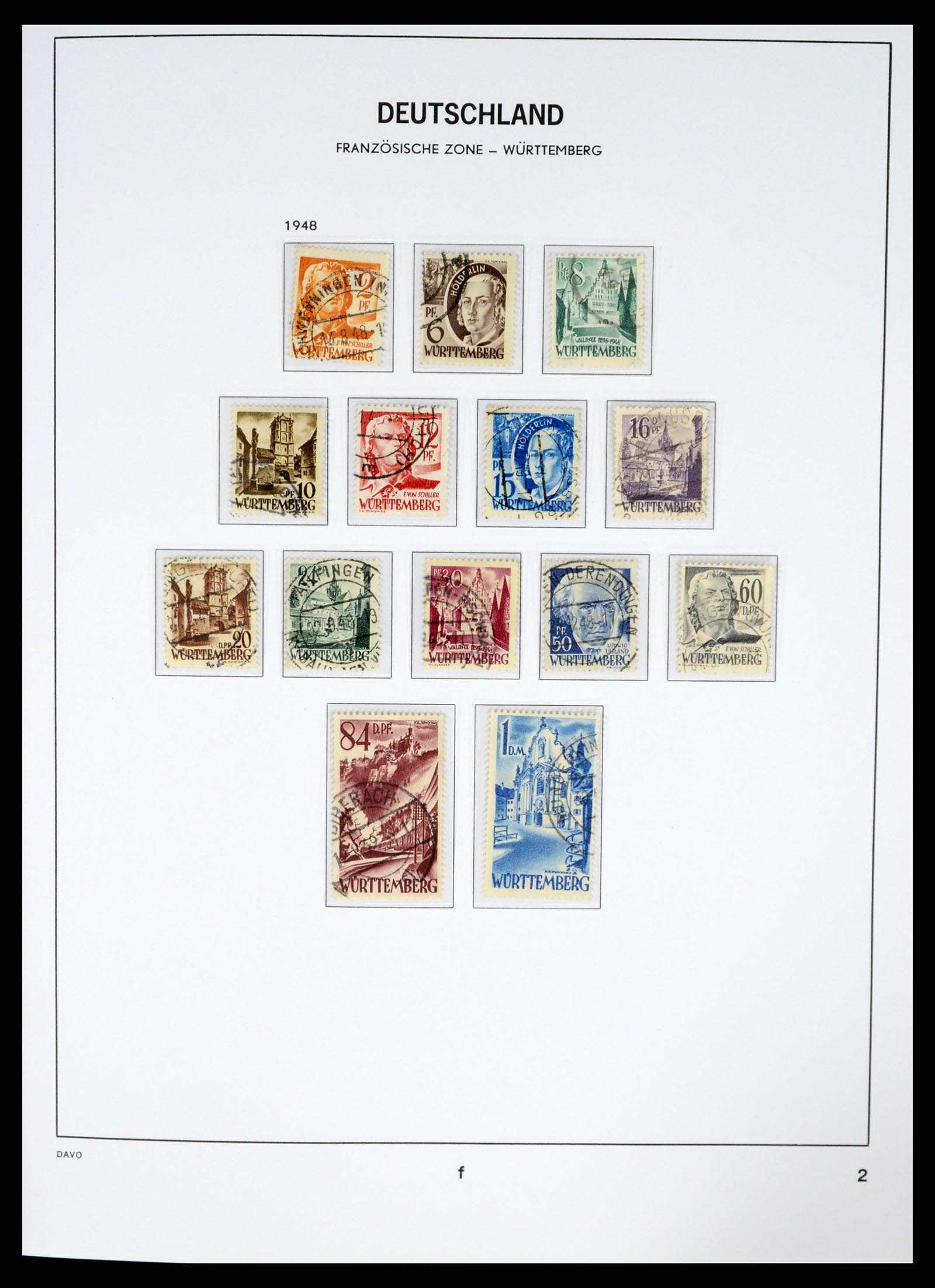 37330 013 - Postzegelverzameling 37330 Duitsland 1946-1969.
