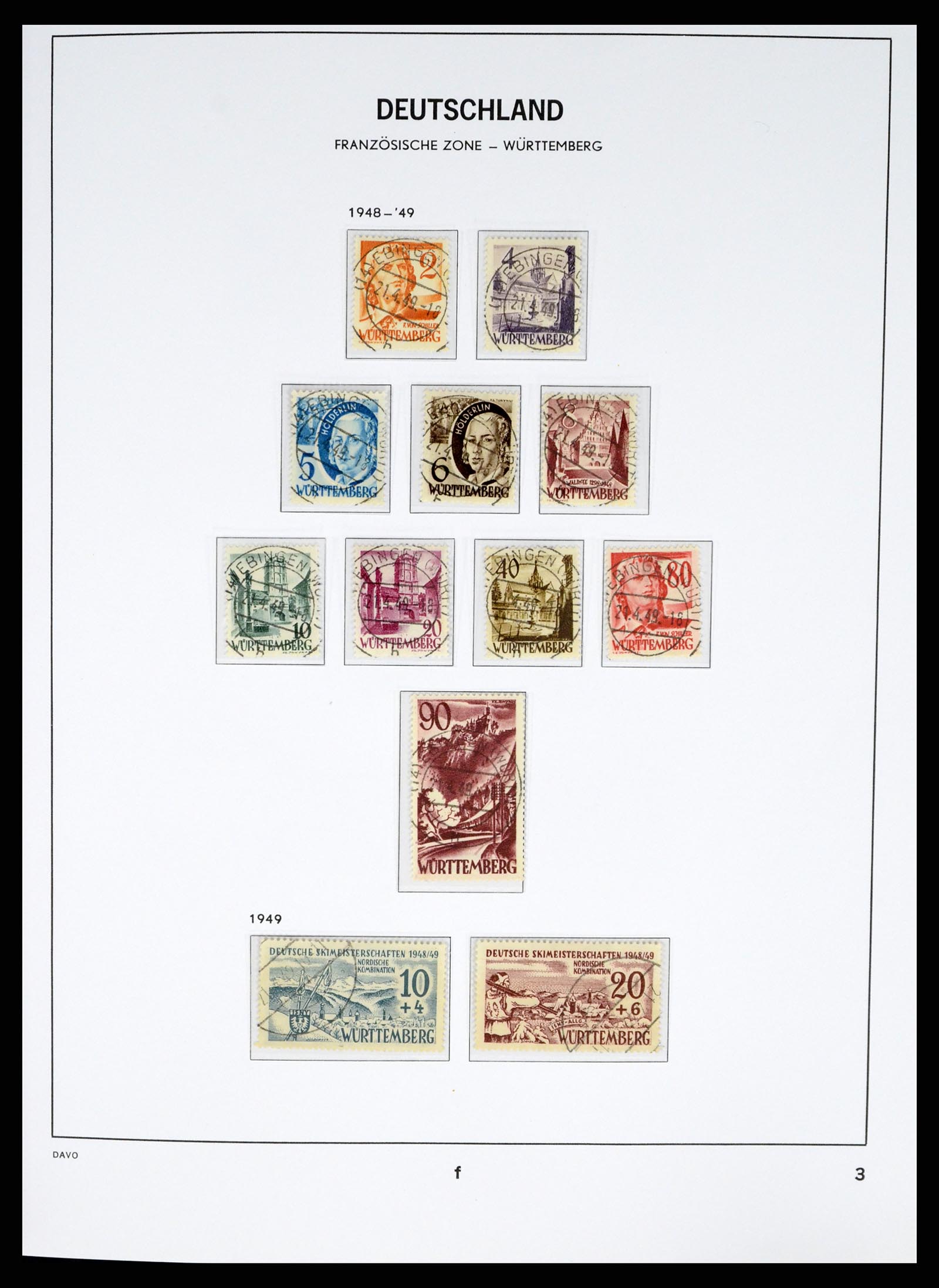 37330 014 - Stamp collection 37330 Germany 1946-1969.