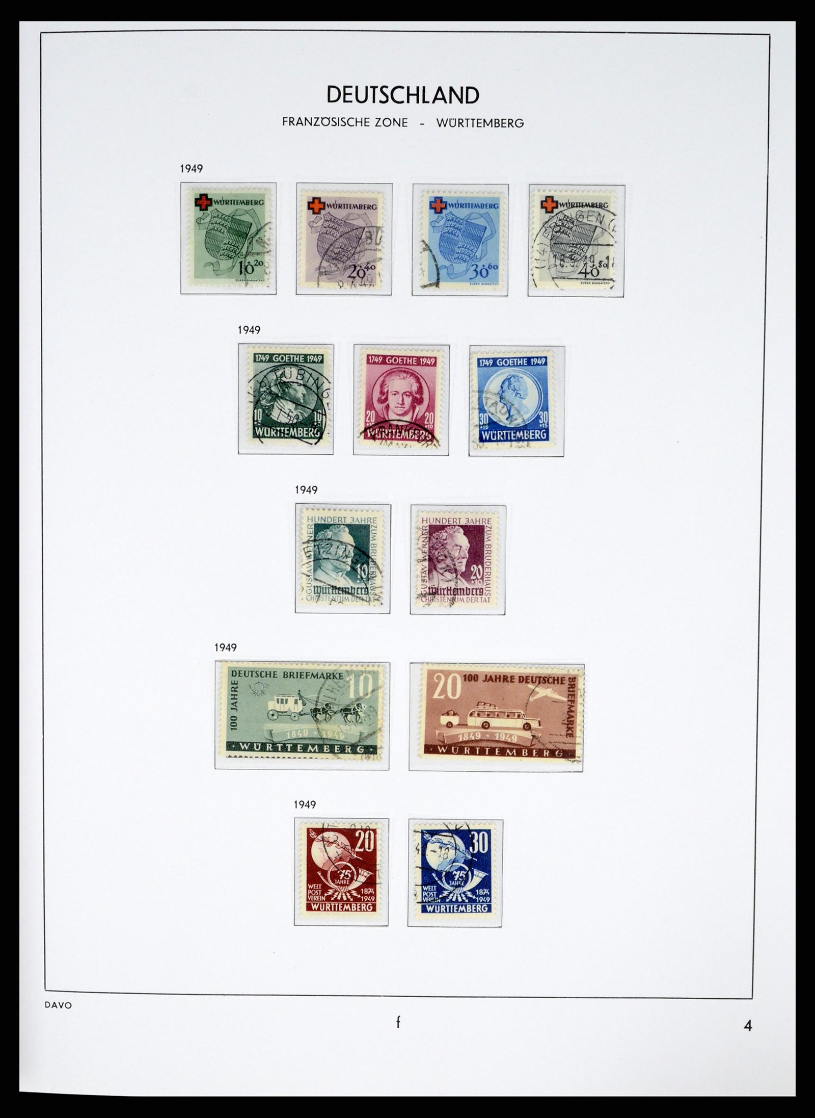 37330 015 - Stamp collection 37330 Germany 1946-1969.