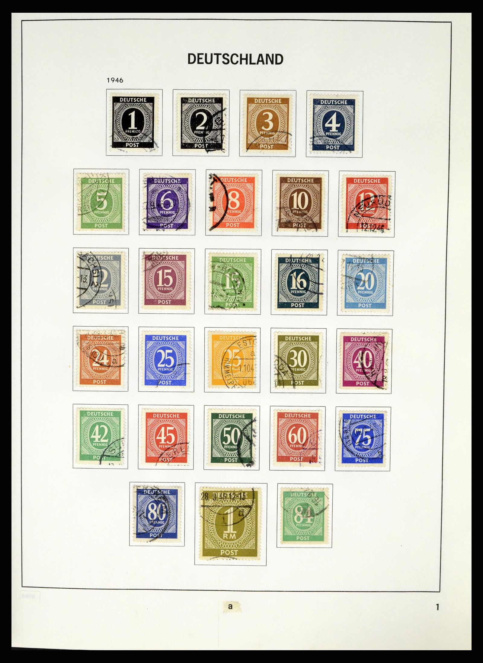 37330 017 - Stamp collection 37330 Germany 1946-1969.