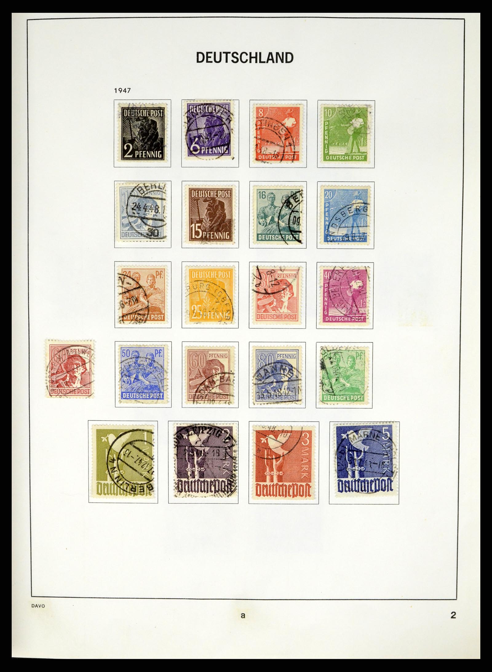 37330 018 - Stamp collection 37330 Germany 1946-1969.