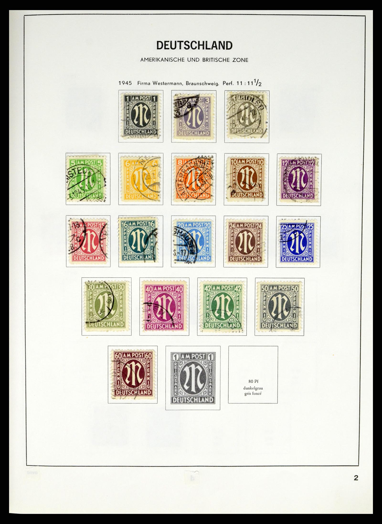 37330 021 - Stamp collection 37330 Germany 1946-1969.