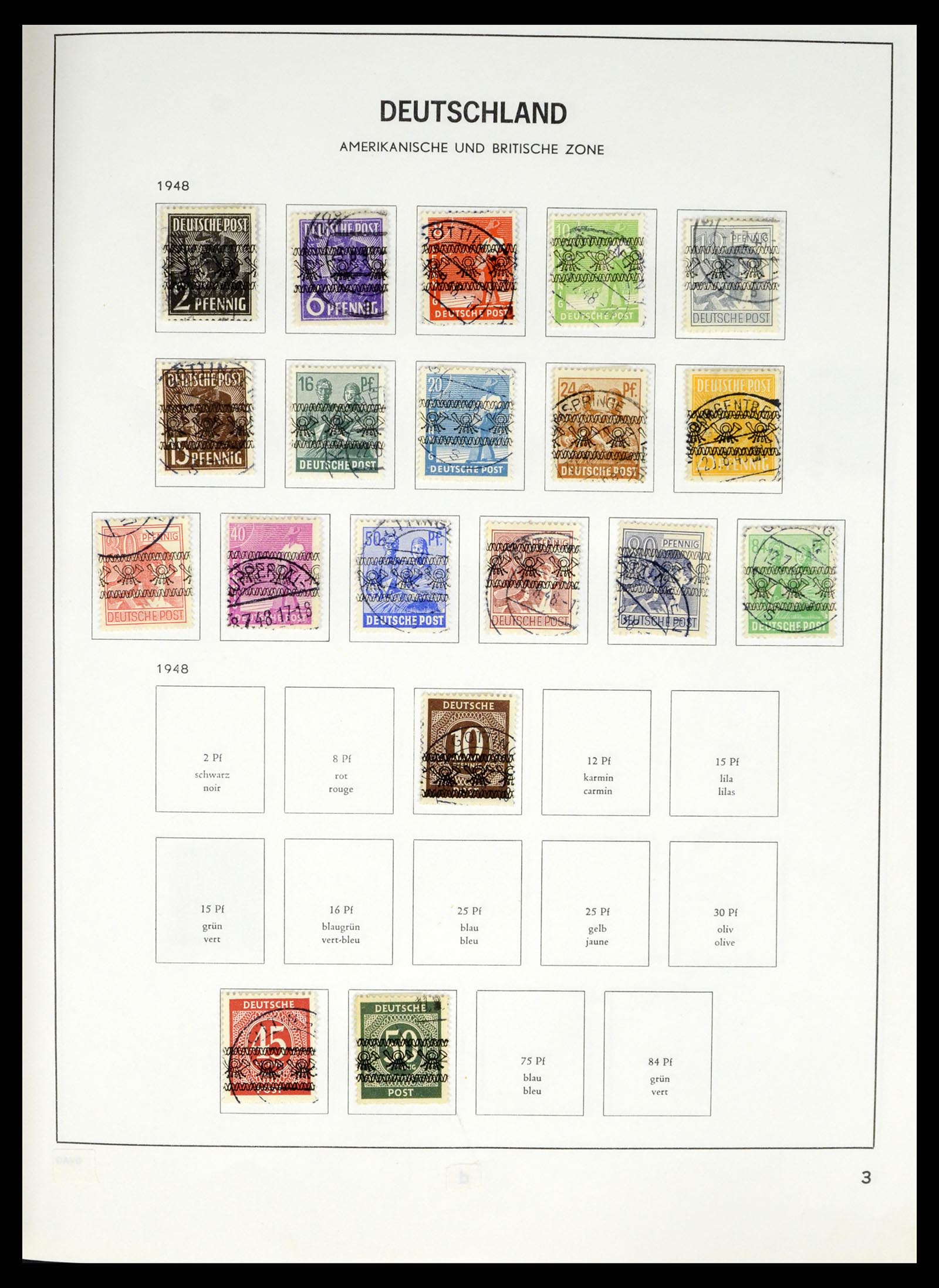 37330 022 - Stamp collection 37330 Germany 1946-1969.