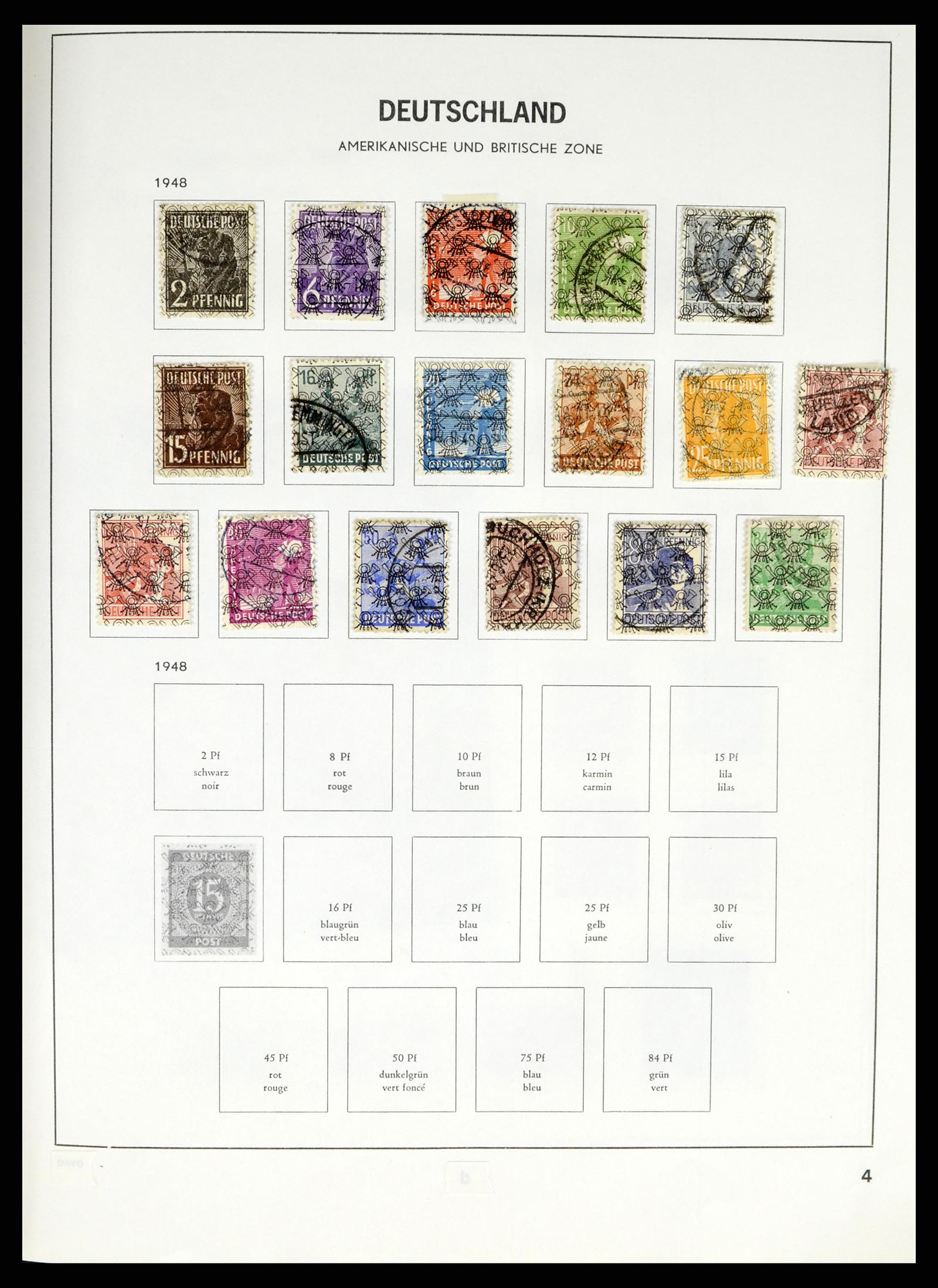 37330 023 - Stamp collection 37330 Germany 1946-1969.