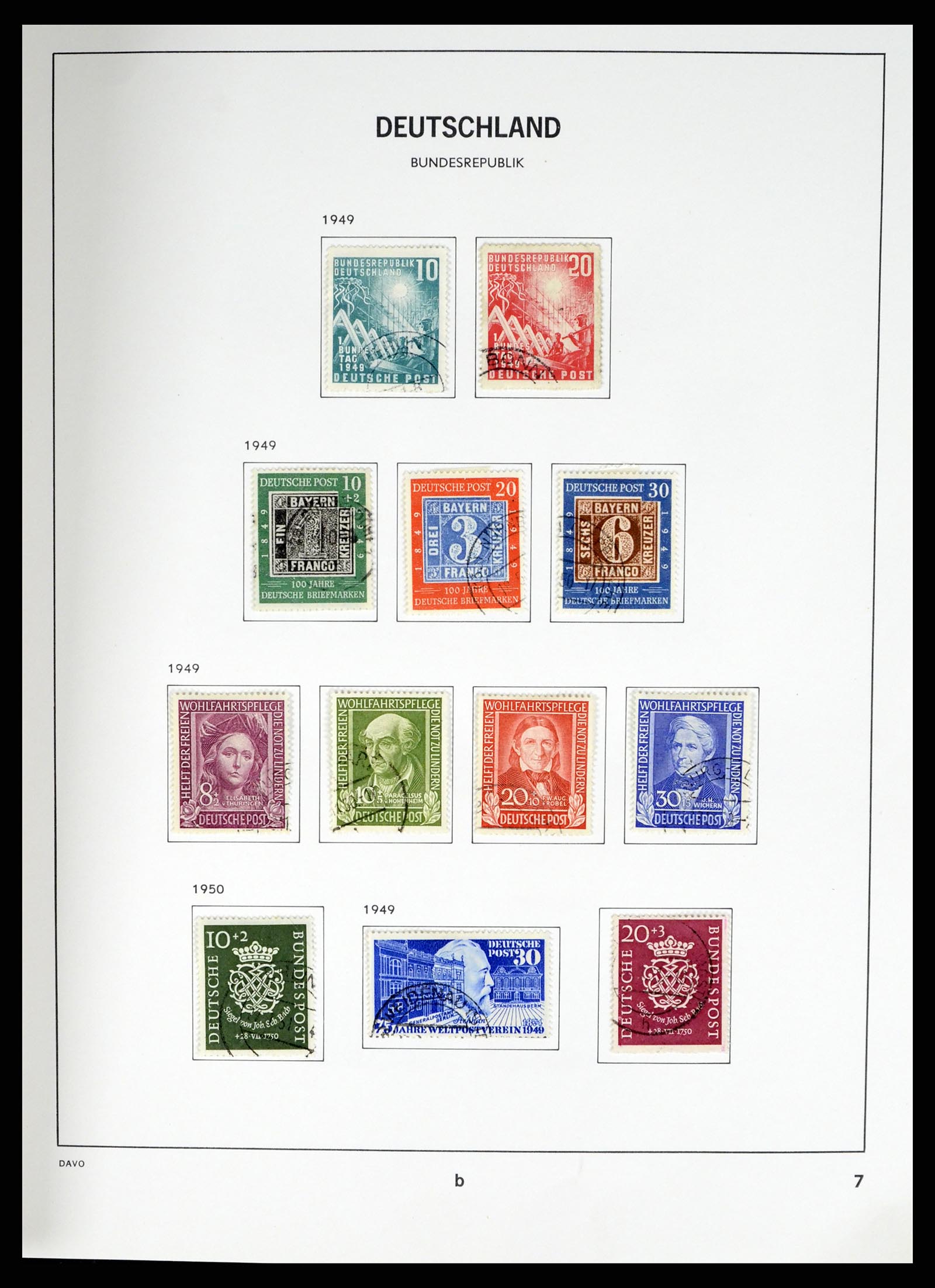 37330 029 - Stamp collection 37330 Germany 1946-1969.