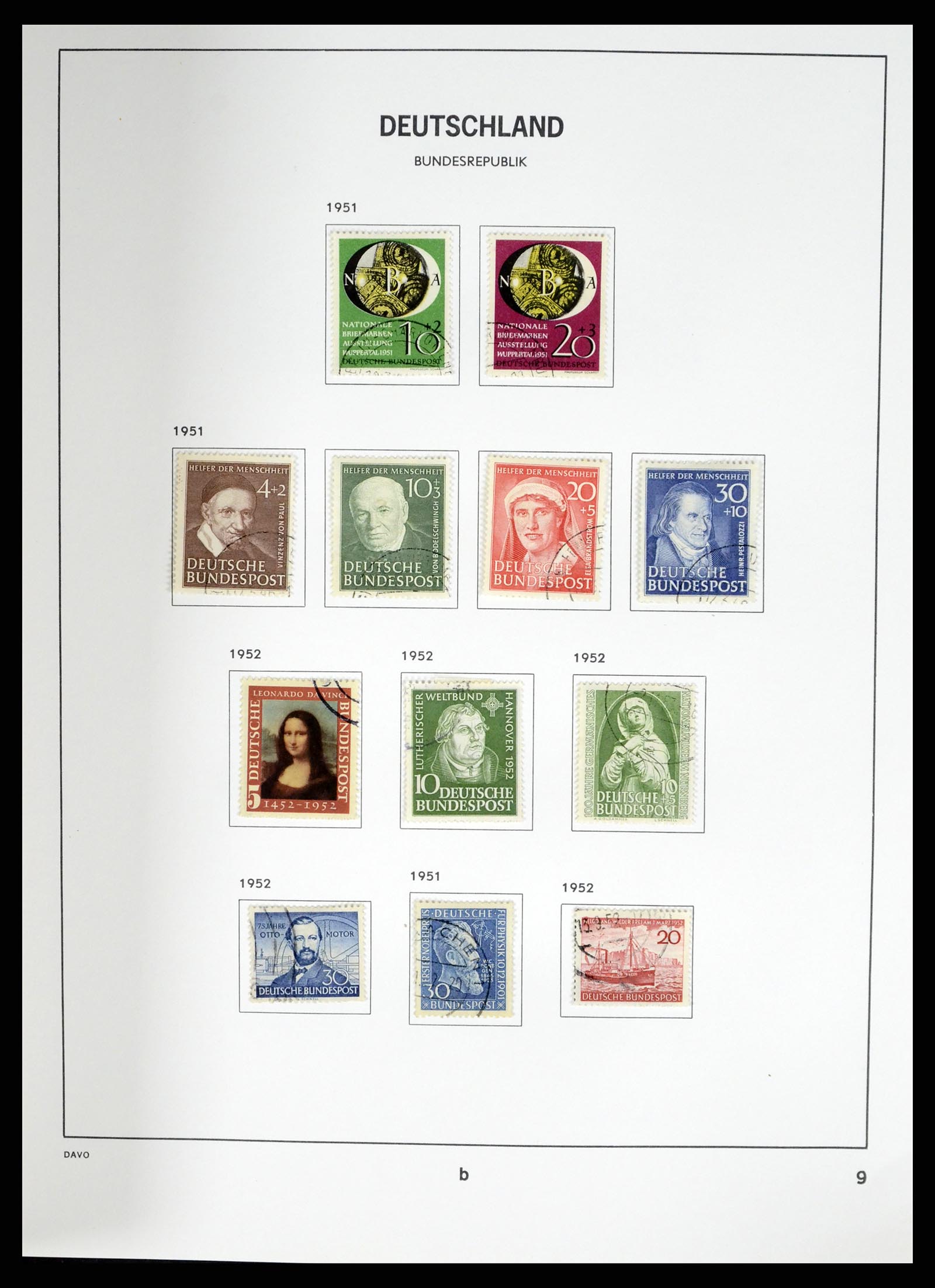 37330 031 - Stamp collection 37330 Germany 1946-1969.