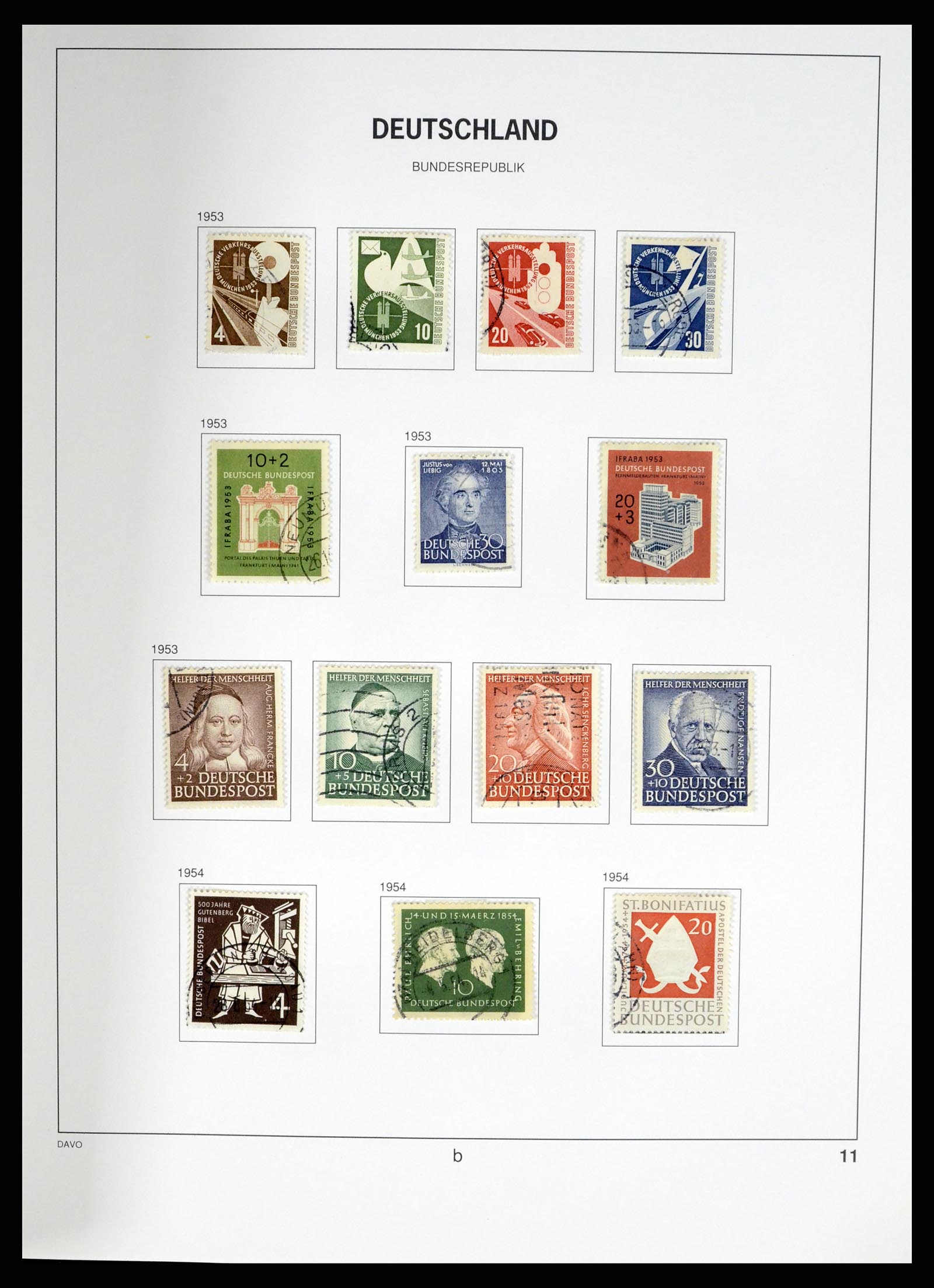 37330 033 - Stamp collection 37330 Germany 1946-1969.