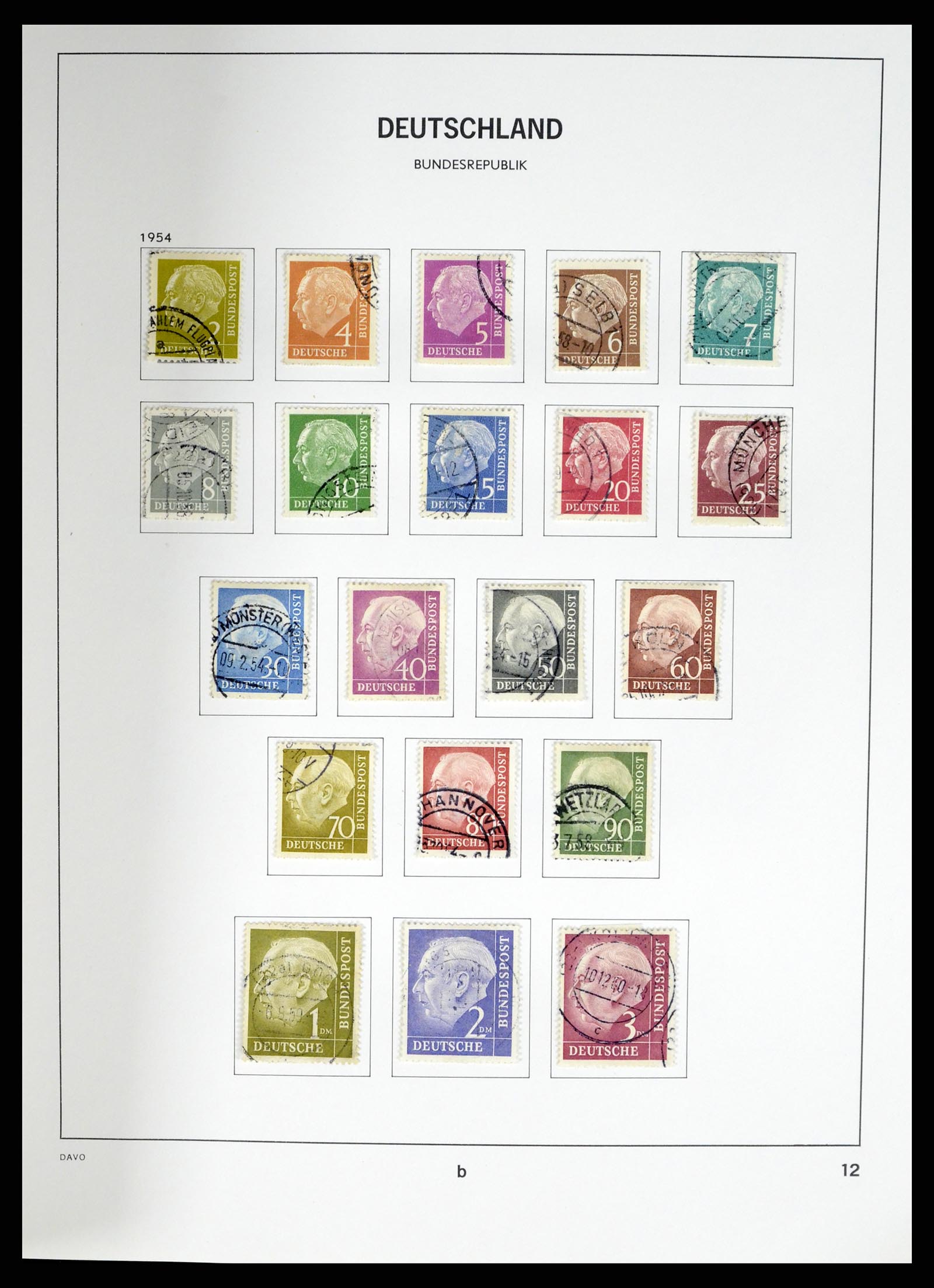 37330 034 - Stamp collection 37330 Germany 1946-1969.