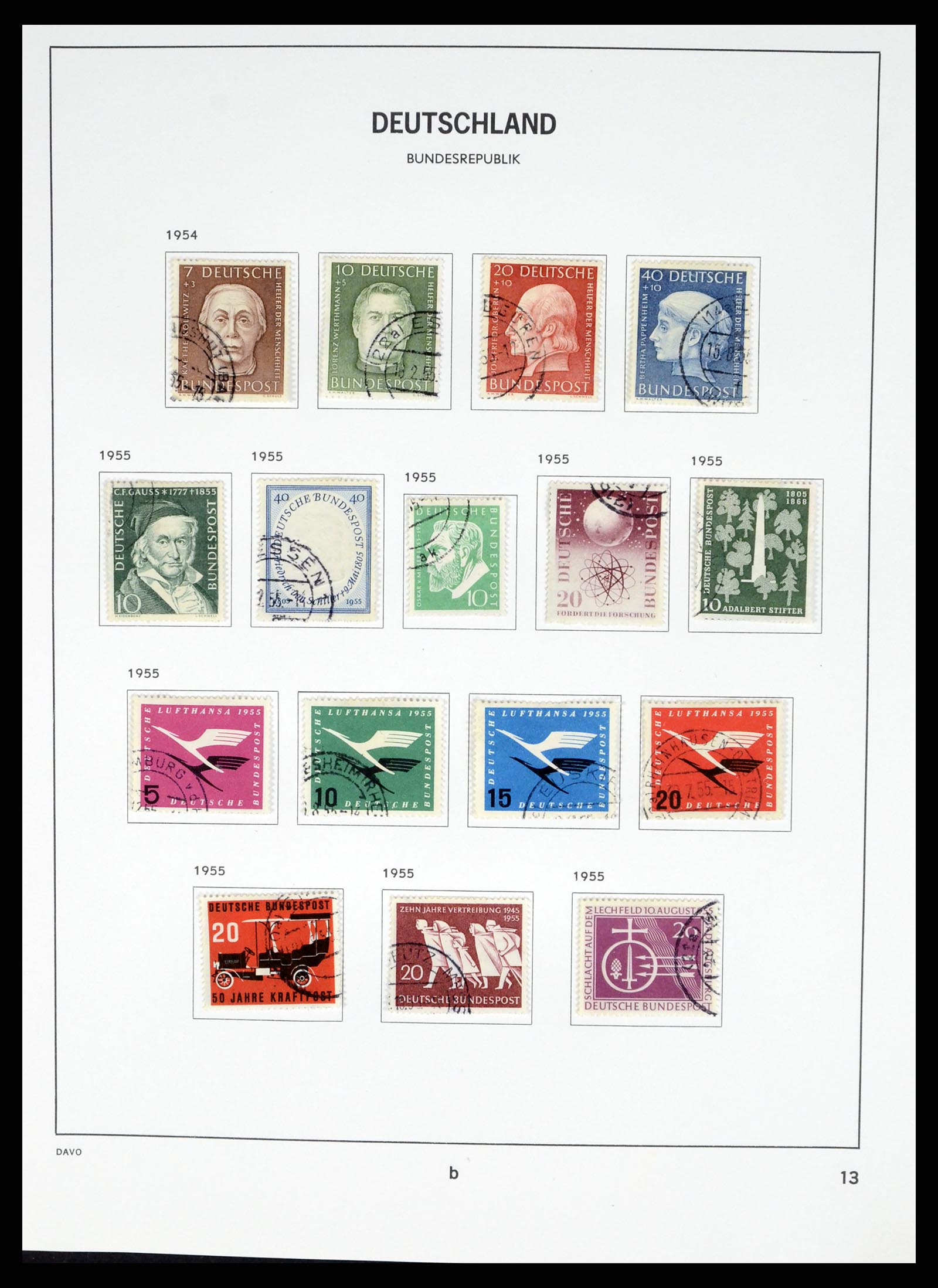 37330 035 - Stamp collection 37330 Germany 1946-1969.