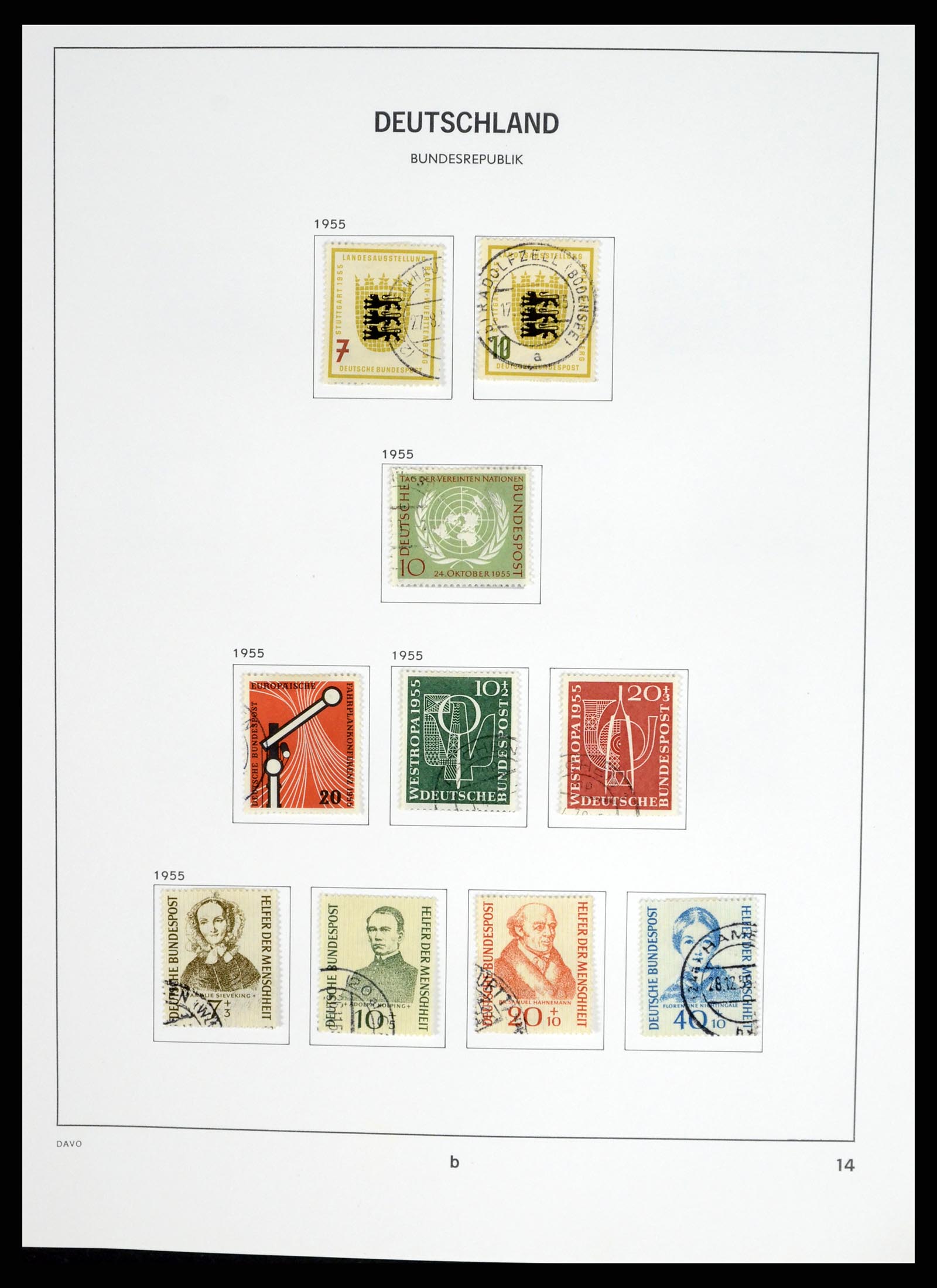 37330 036 - Stamp collection 37330 Germany 1946-1969.