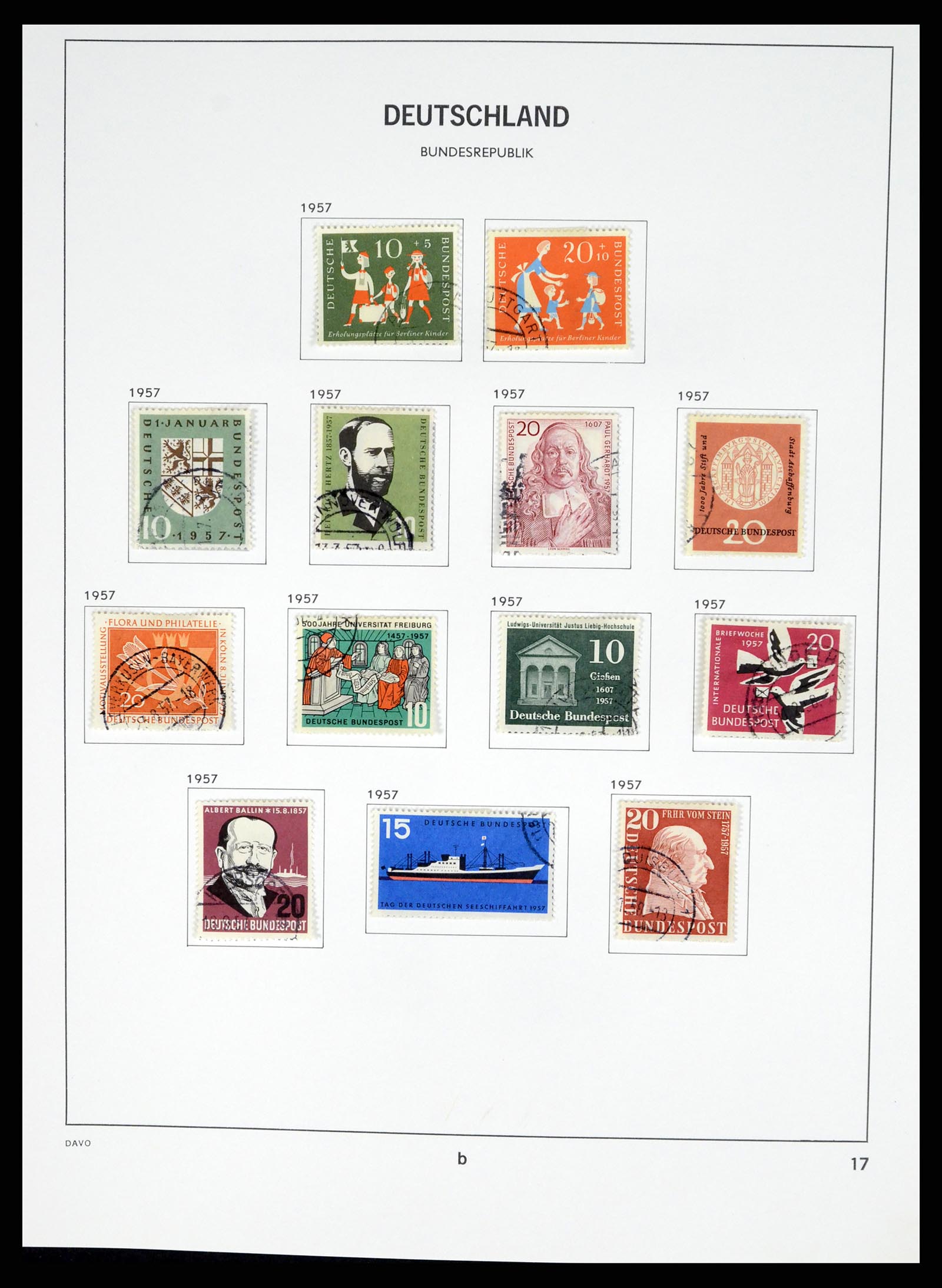 37330 039 - Stamp collection 37330 Germany 1946-1969.