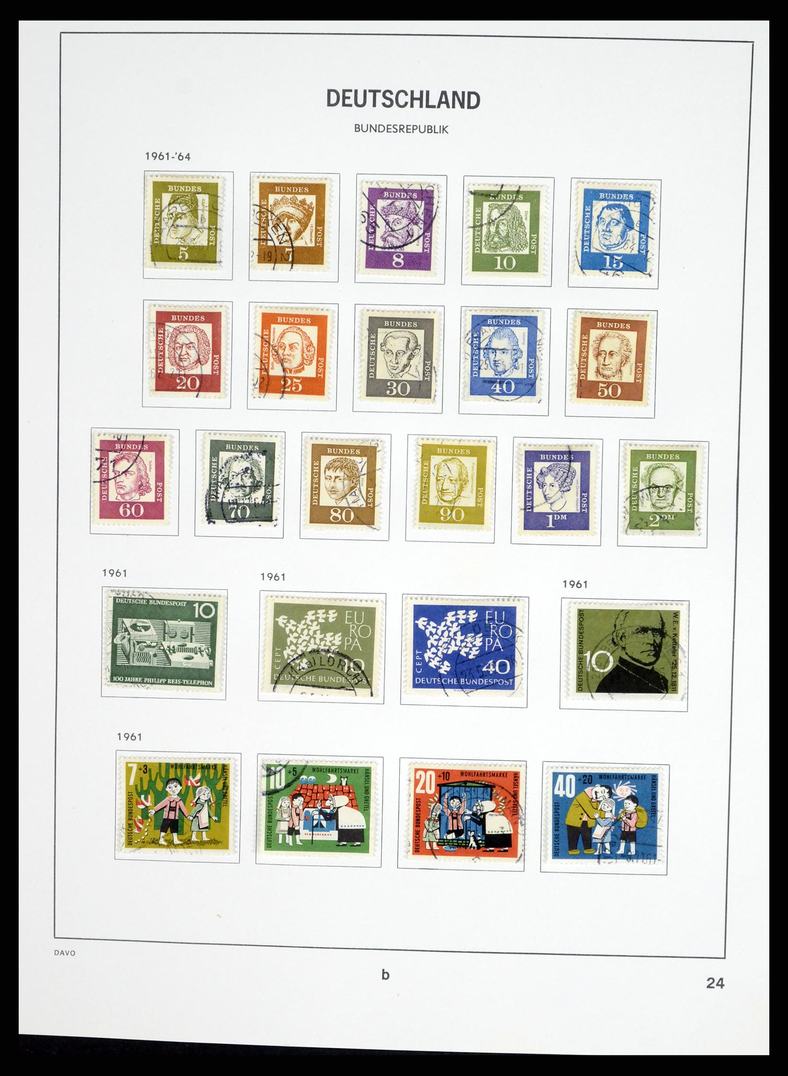 37330 046 - Postzegelverzameling 37330 Duitsland 1946-1969.