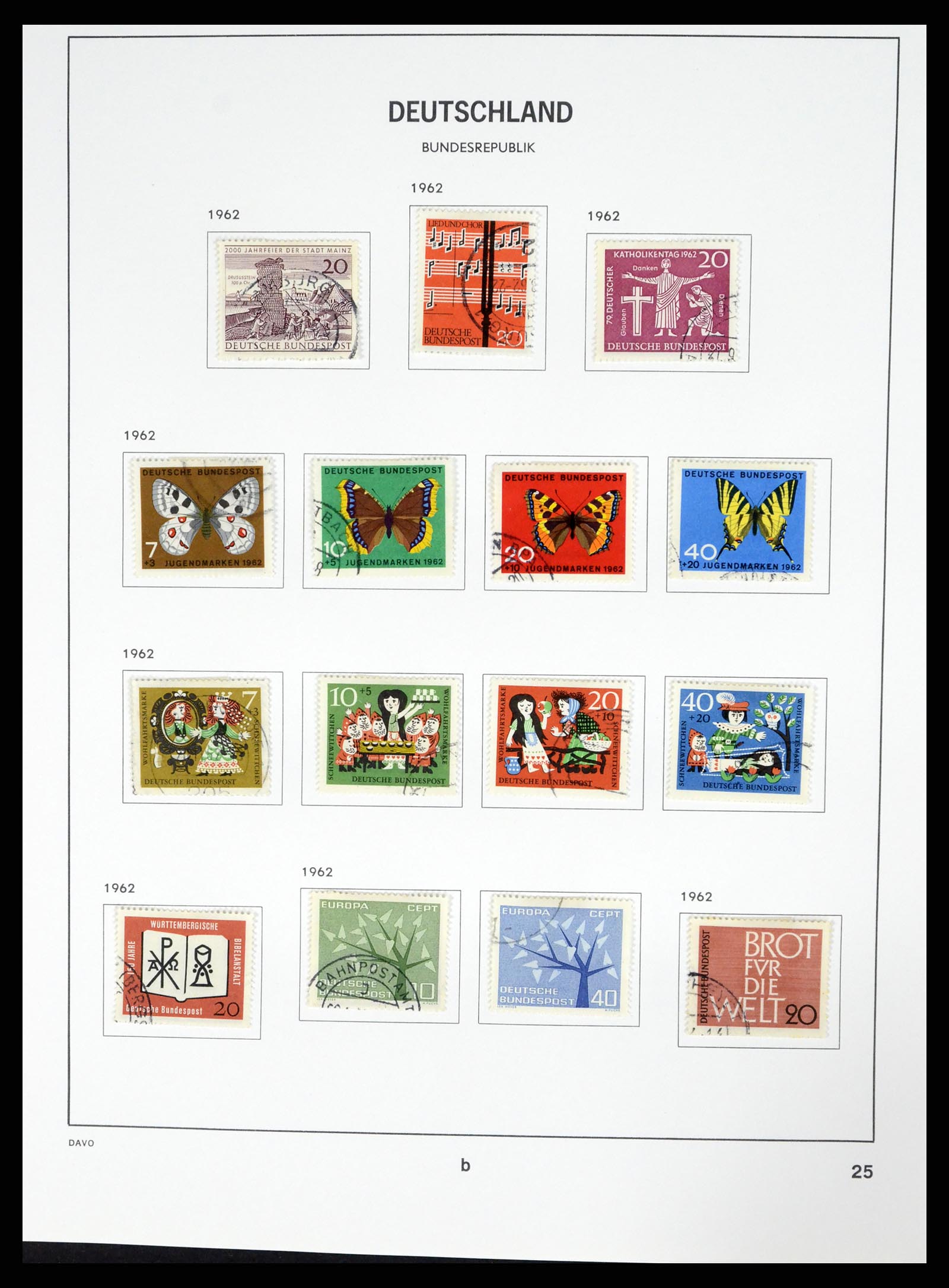 37330 047 - Postzegelverzameling 37330 Duitsland 1946-1969.