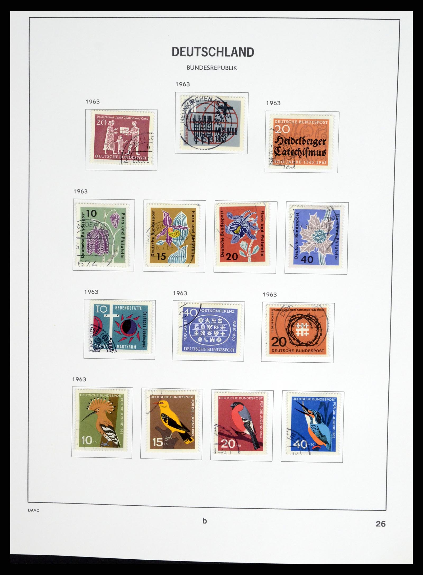 37330 048 - Stamp collection 37330 Germany 1946-1969.