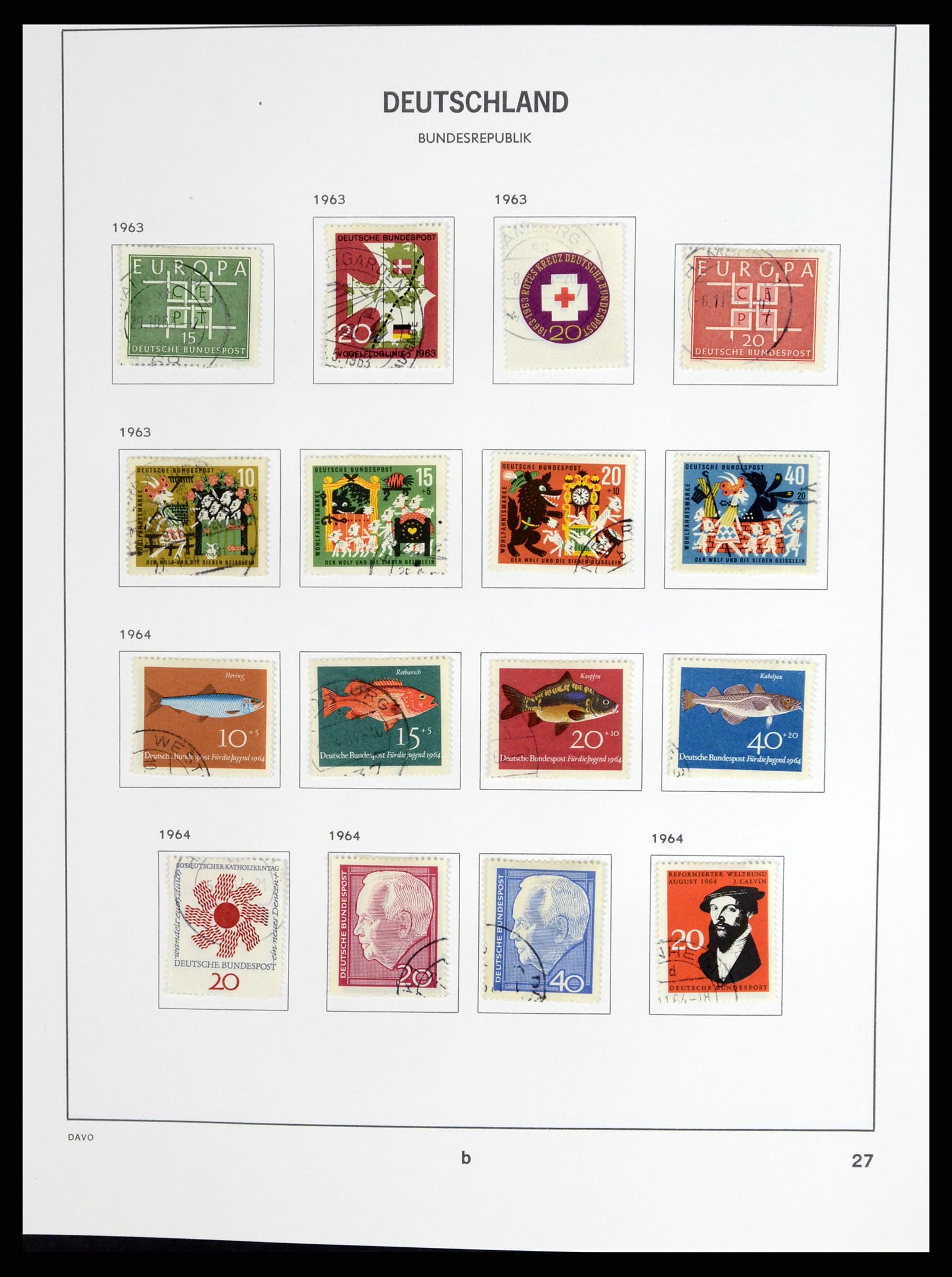 37330 049 - Stamp collection 37330 Germany 1946-1969.