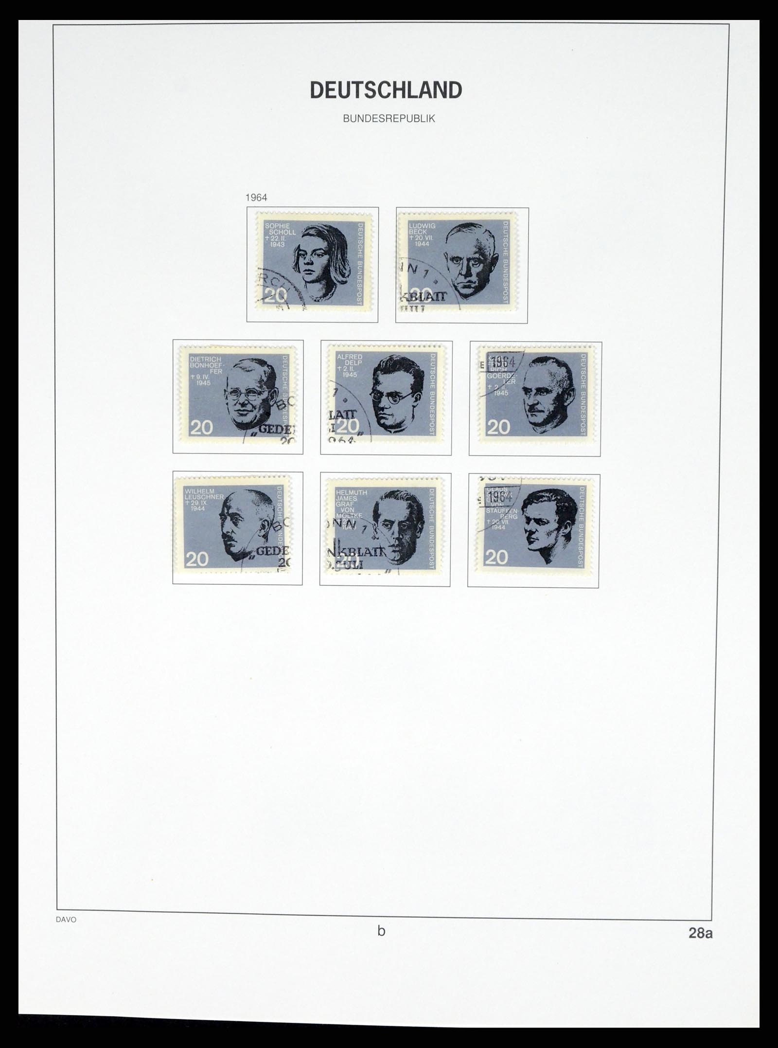 37330 051 - Postzegelverzameling 37330 Duitsland 1946-1969.