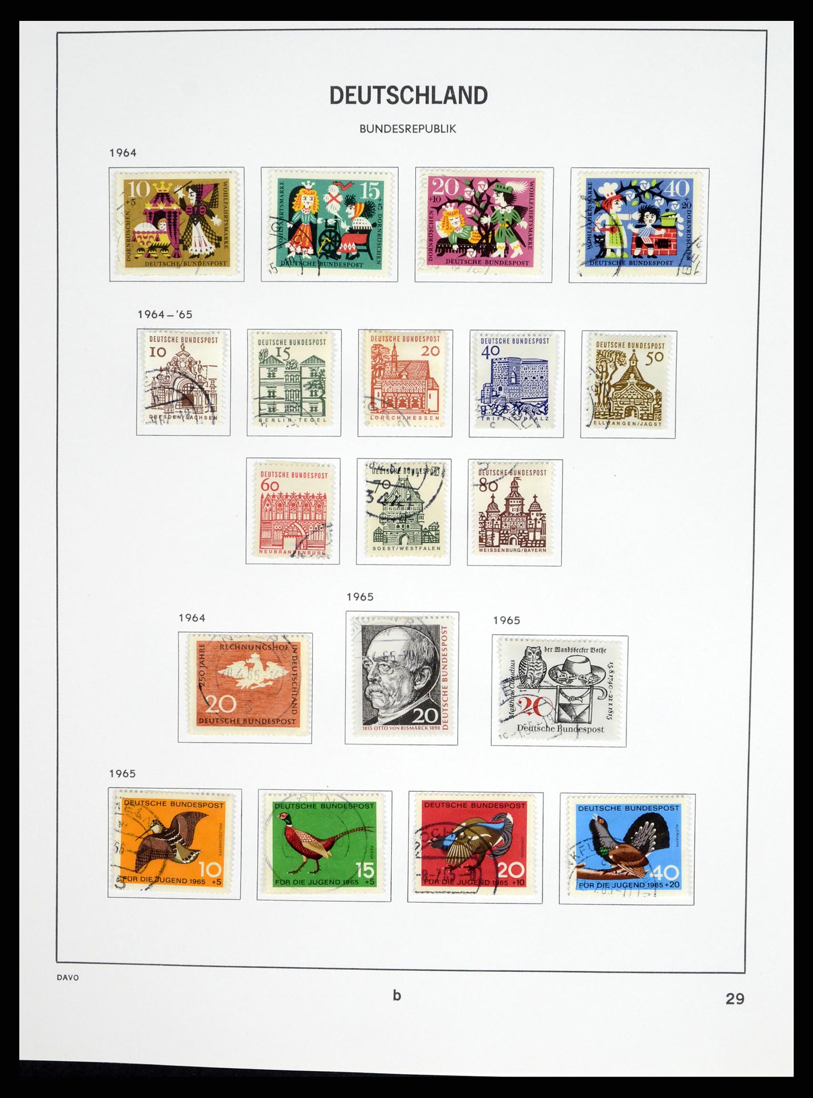 37330 052 - Stamp collection 37330 Germany 1946-1969.