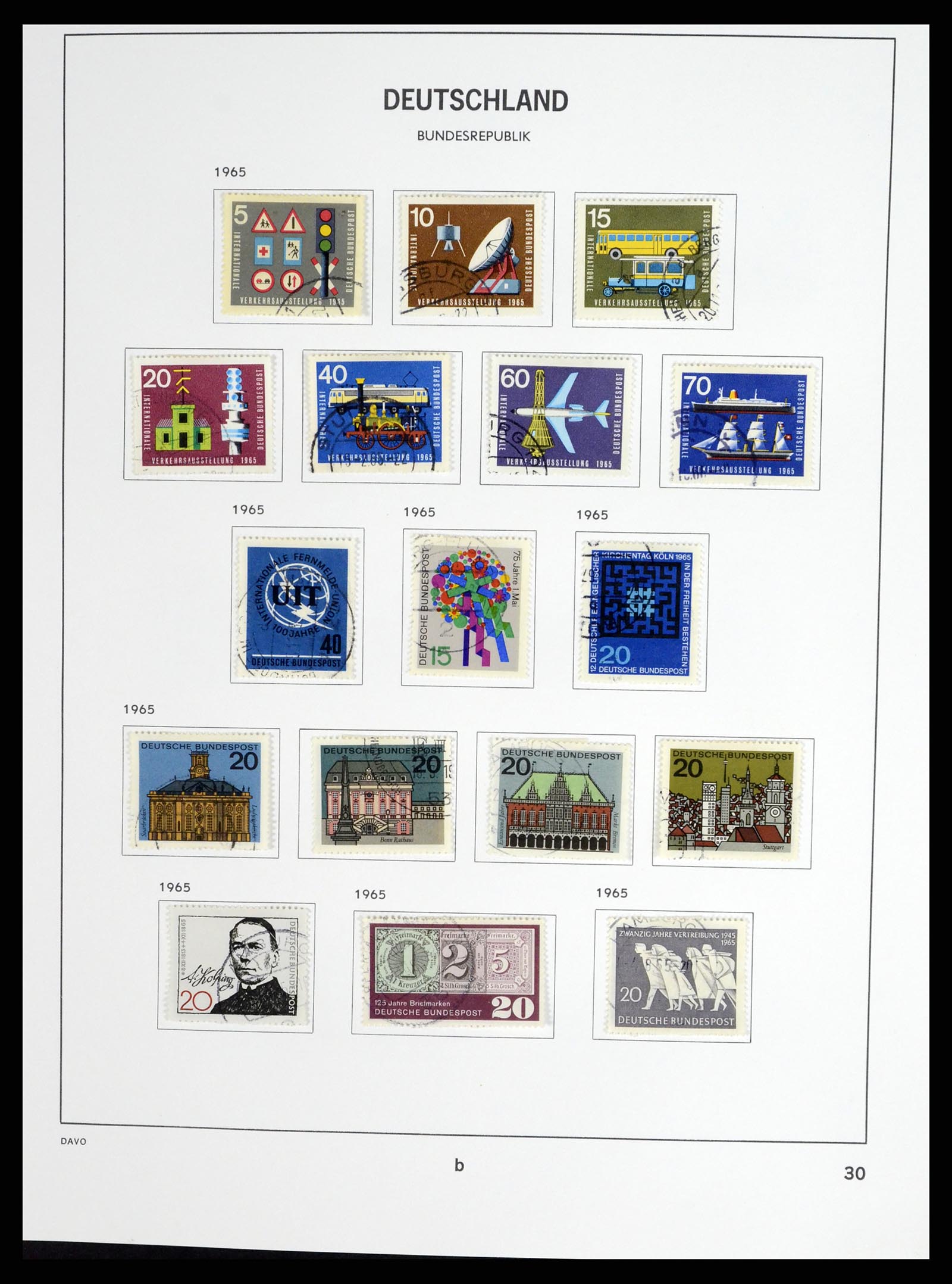 37330 053 - Postzegelverzameling 37330 Duitsland 1946-1969.