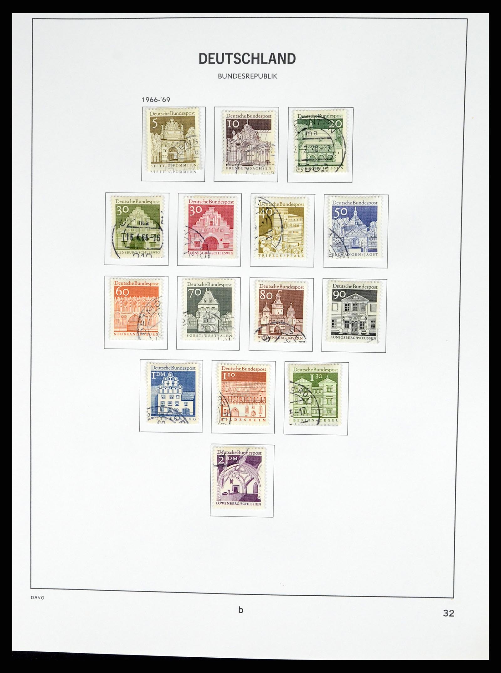 37330 055 - Stamp collection 37330 Germany 1946-1969.