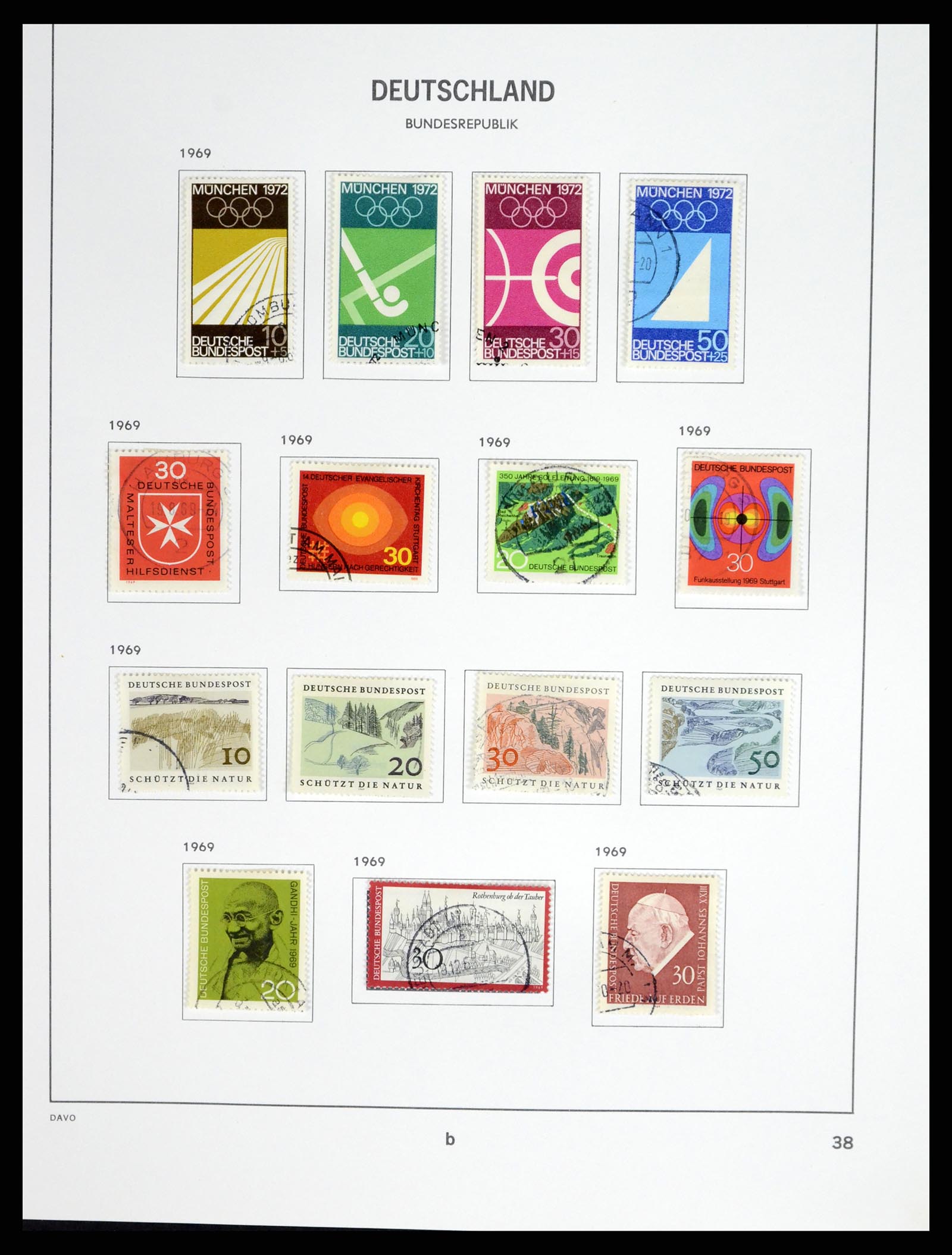 37330 061 - Stamp collection 37330 Germany 1946-1969.