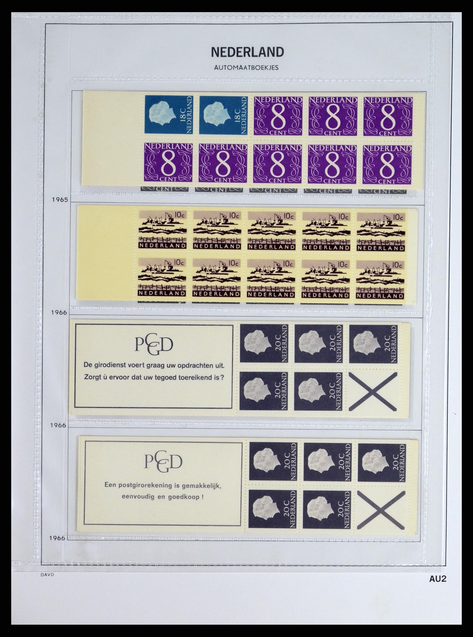 37331 003 - Stamp collection 37331 Netherlands stamp booklets 1964-2002.