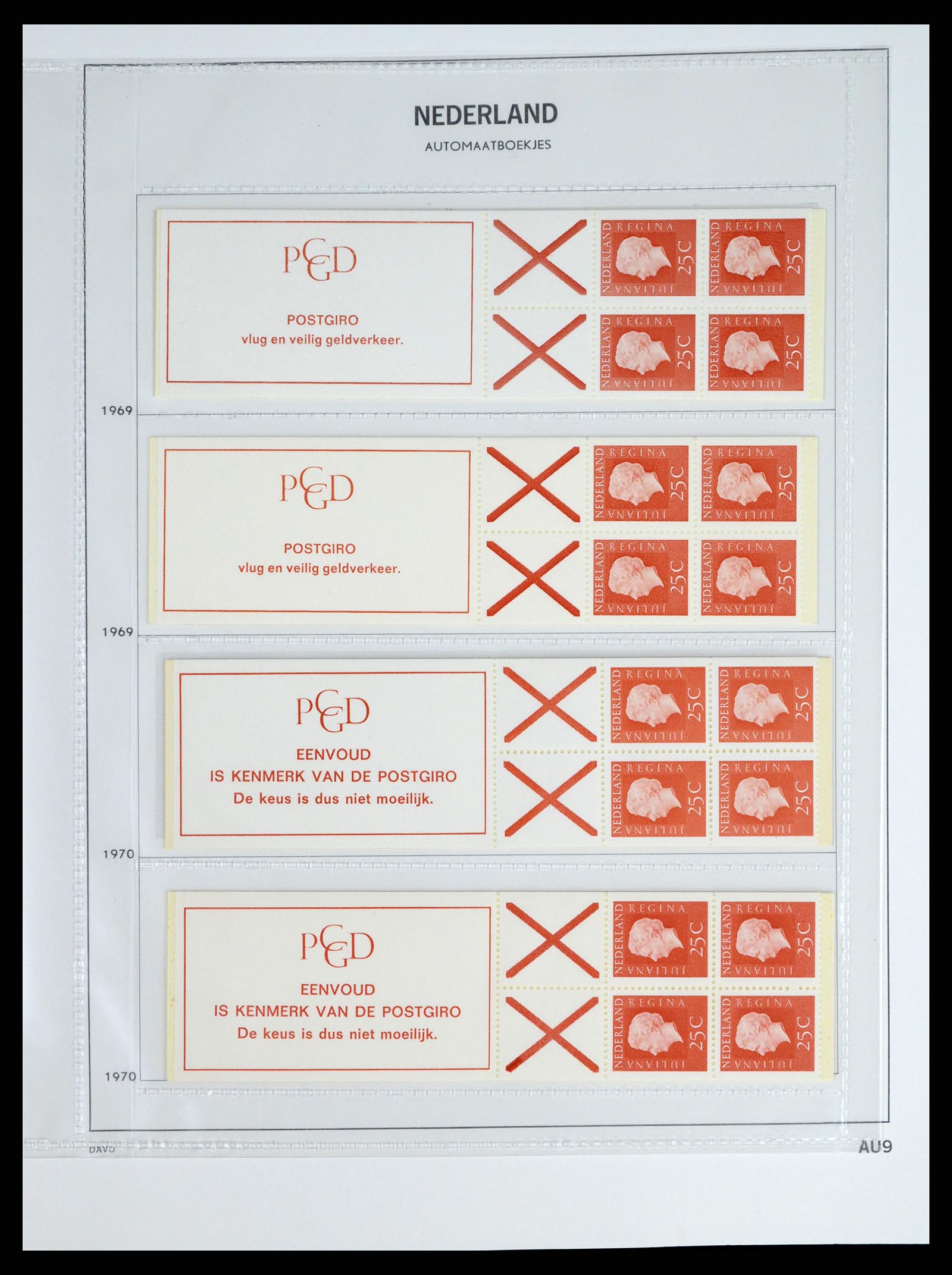 37331 010 - Stamp collection 37331 Netherlands stamp booklets 1964-2002.