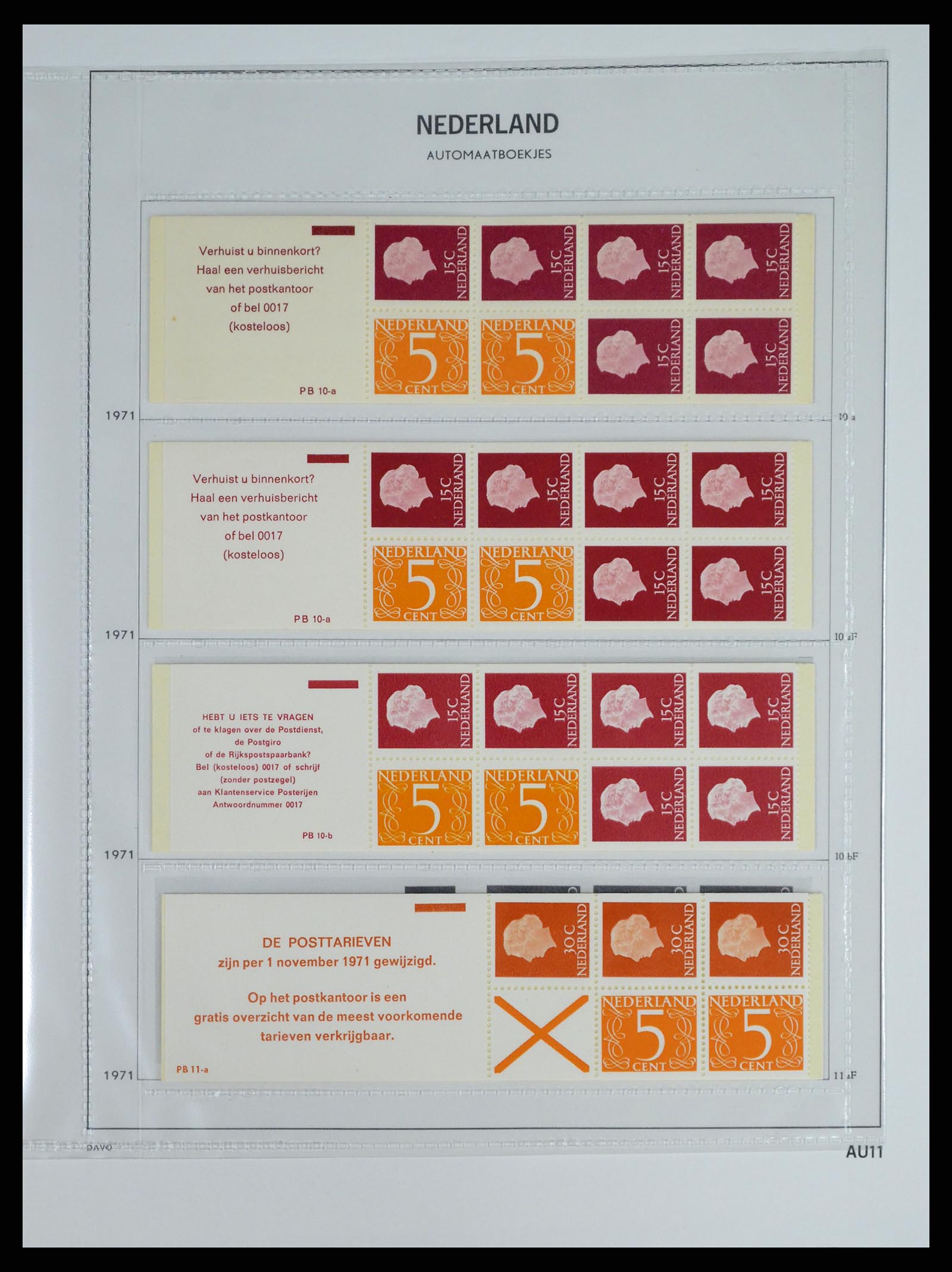 37331 012 - Stamp collection 37331 Netherlands stamp booklets 1964-2002.
