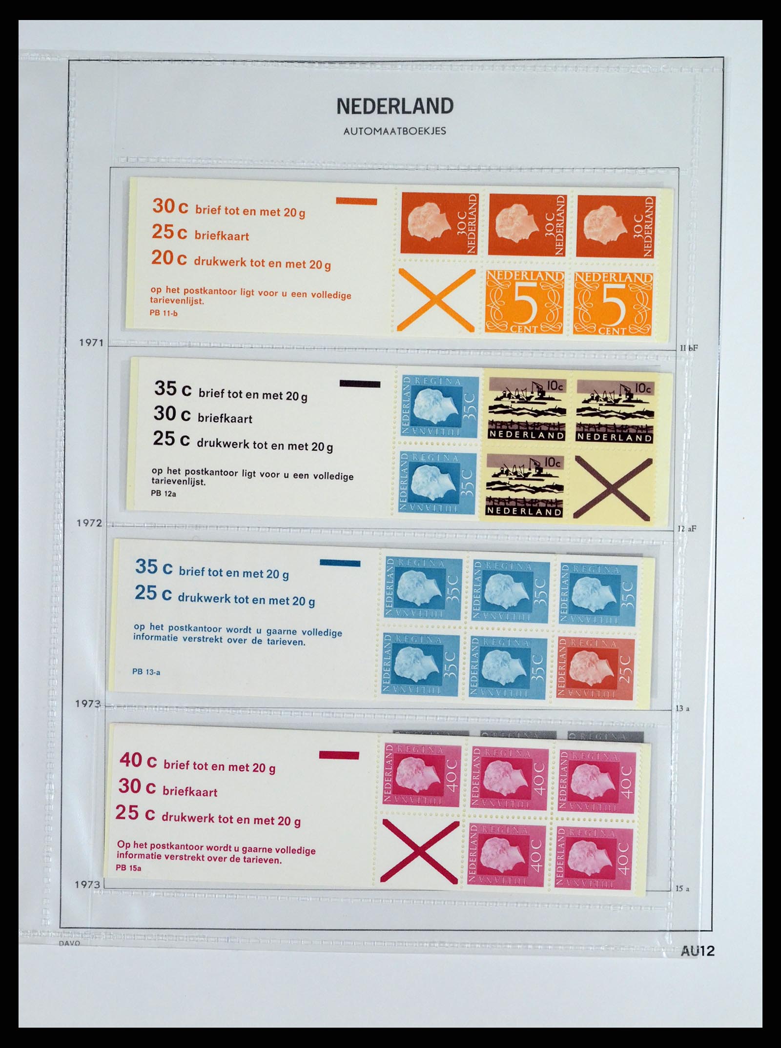 37331 013 - Stamp collection 37331 Netherlands stamp booklets 1964-2002.