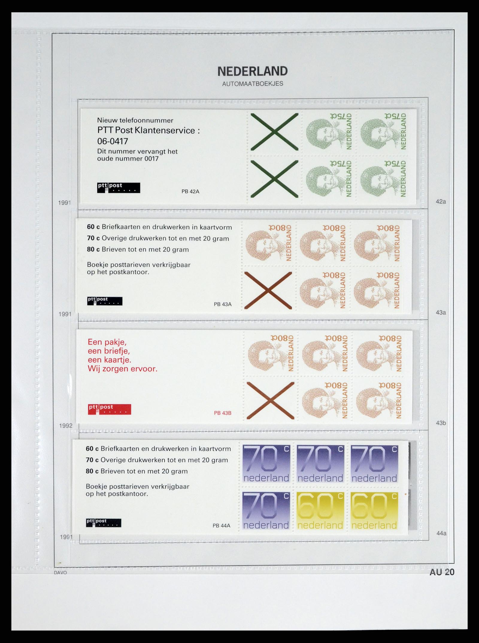 37331 022 - Stamp collection 37331 Netherlands stamp booklets 1964-2002.