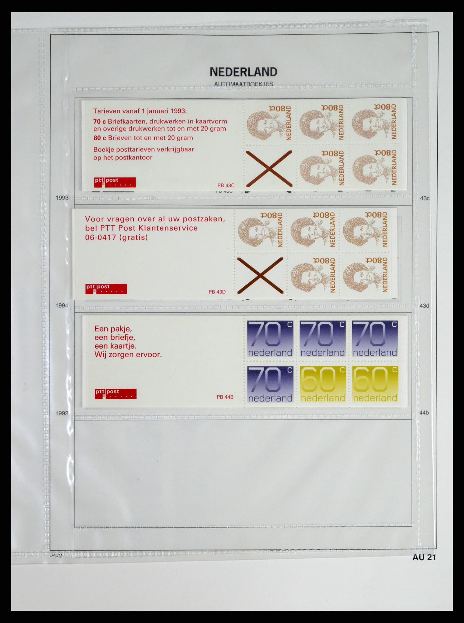 37331 023 - Stamp collection 37331 Netherlands stamp booklets 1964-2002.