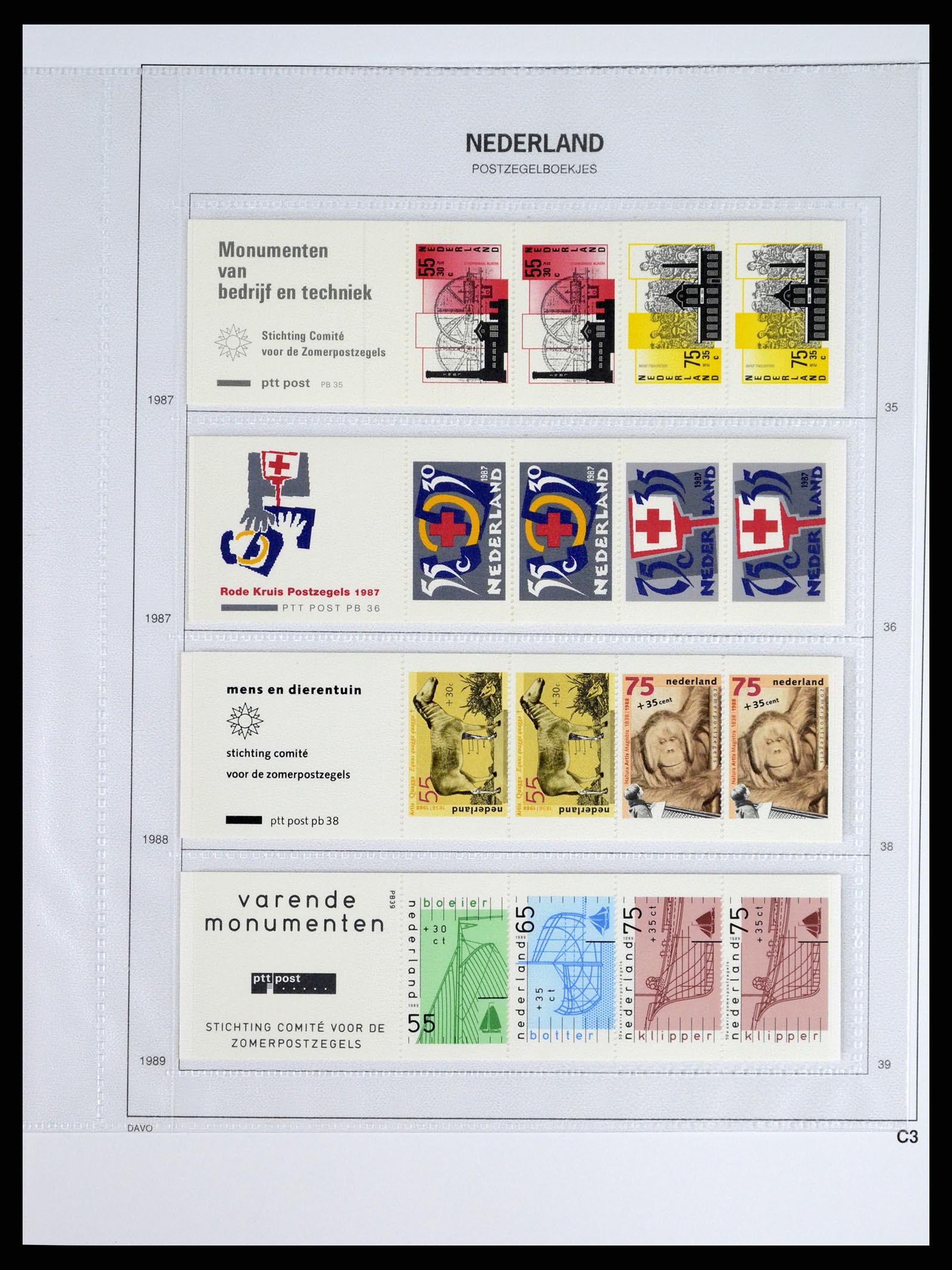 37331 027 - Stamp collection 37331 Netherlands stamp booklets 1964-2002.