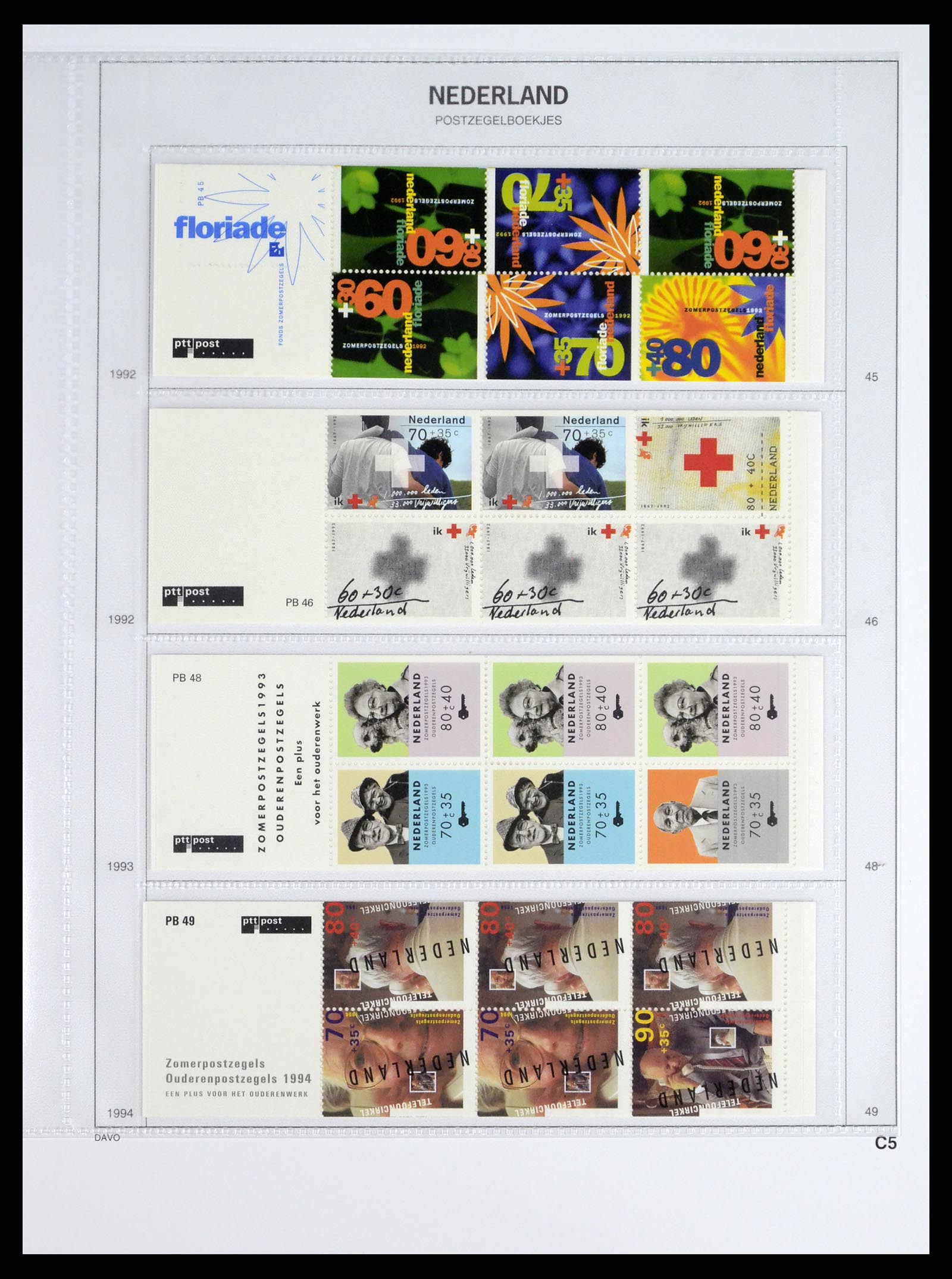 37331 029 - Stamp collection 37331 Netherlands stamp booklets 1964-2002.