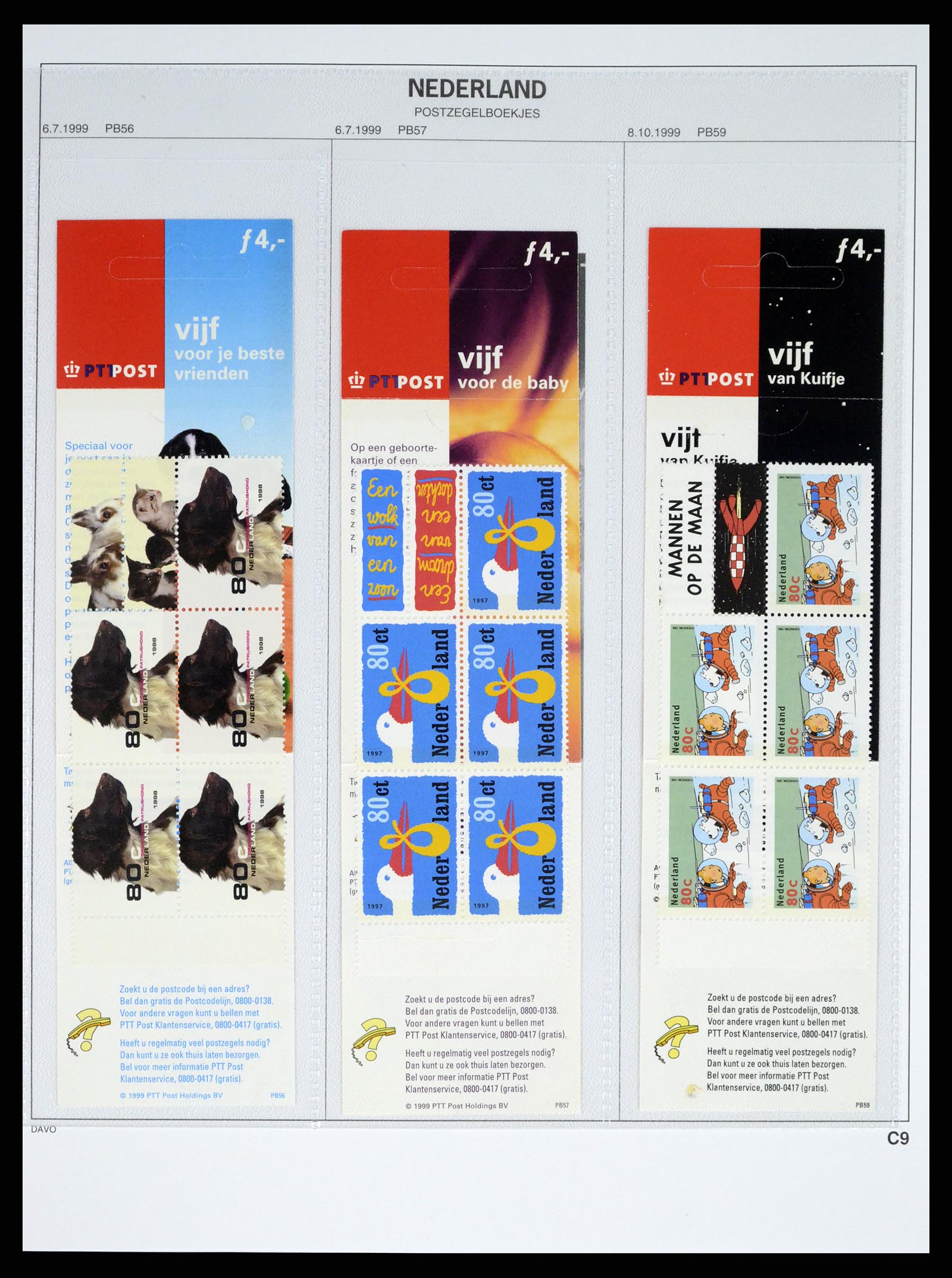 37331 033 - Stamp collection 37331 Netherlands stamp booklets 1964-2002.